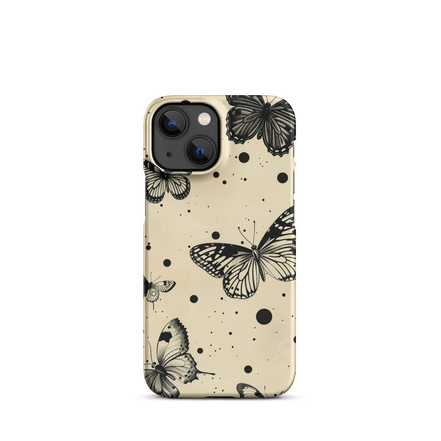 Vinatge Butterflies Phone case for iPhone-15