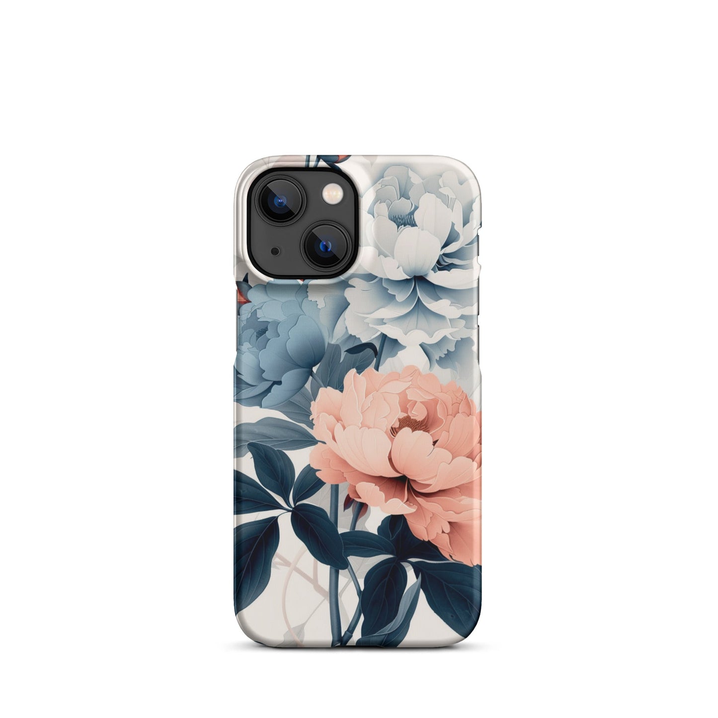 Tricolor Flowers Phone case for iPhone-15