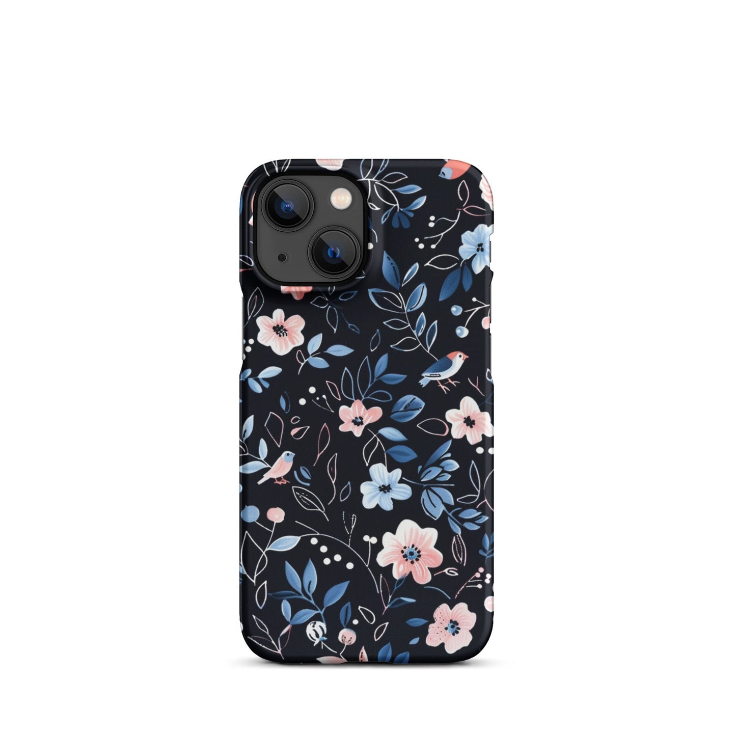 Blue Flowers Phone case for iPhone-15