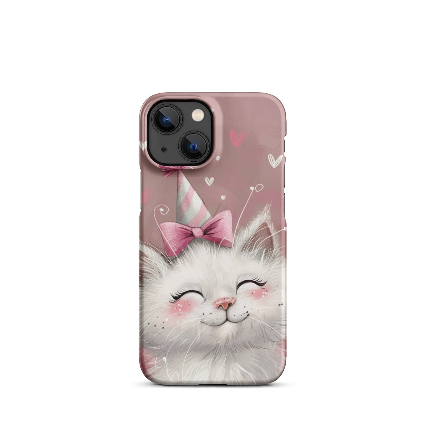 Cute Cat Phone case for iPhone-15