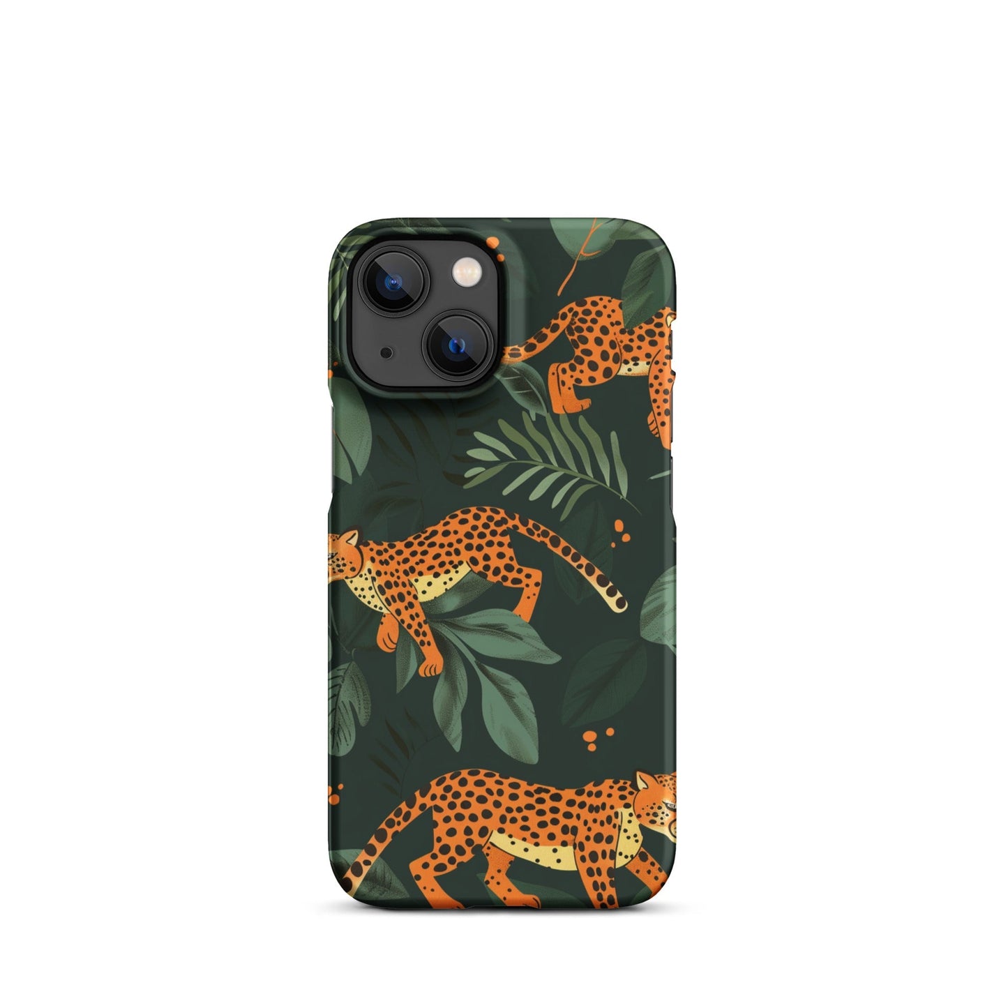 Leopard baby Phone case for iPhone-15