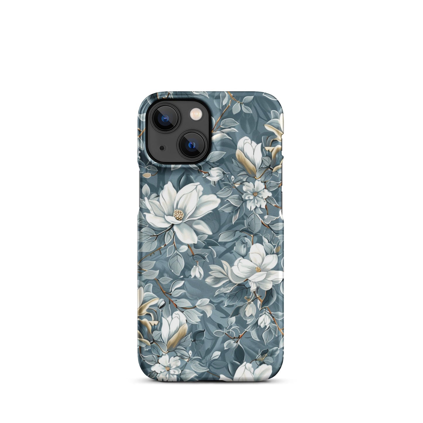 White Lily Phone case for iPhone-15