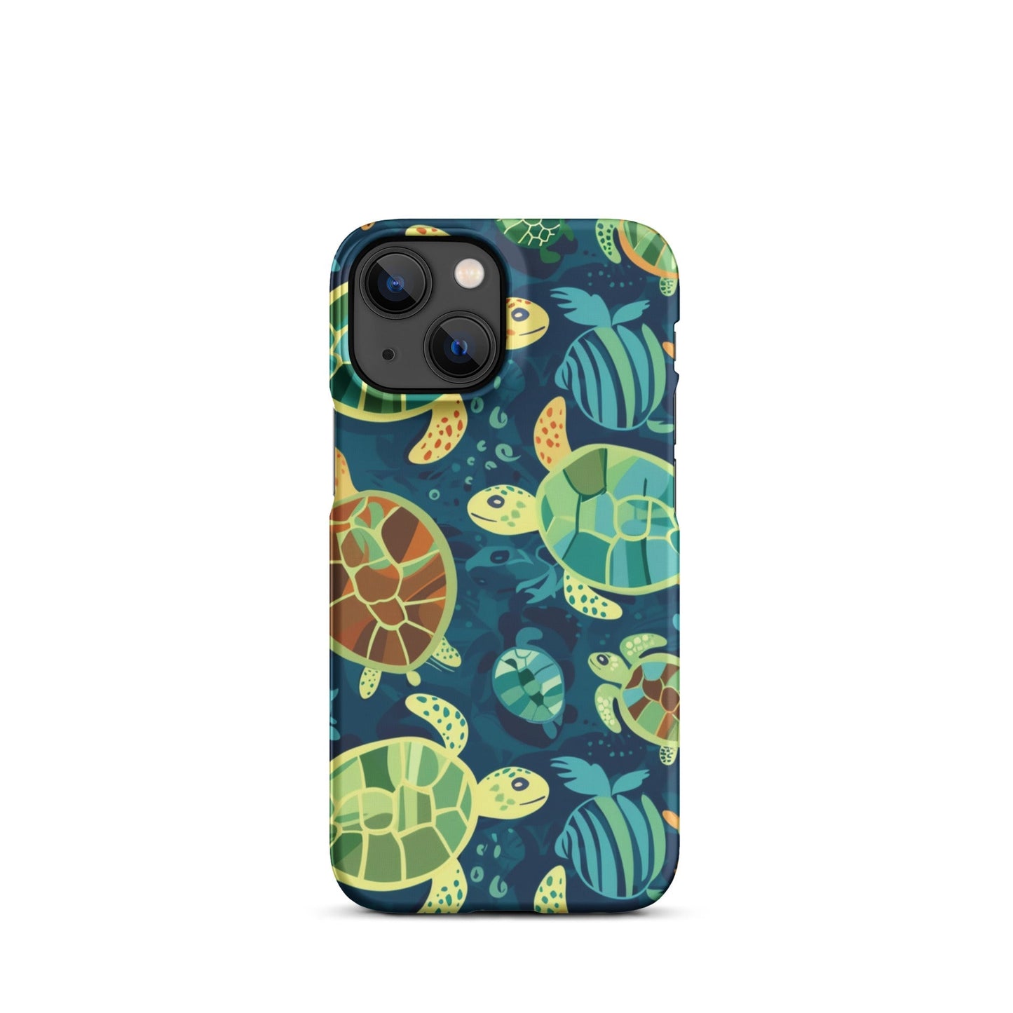 Turtle Phone case for iPhone-15