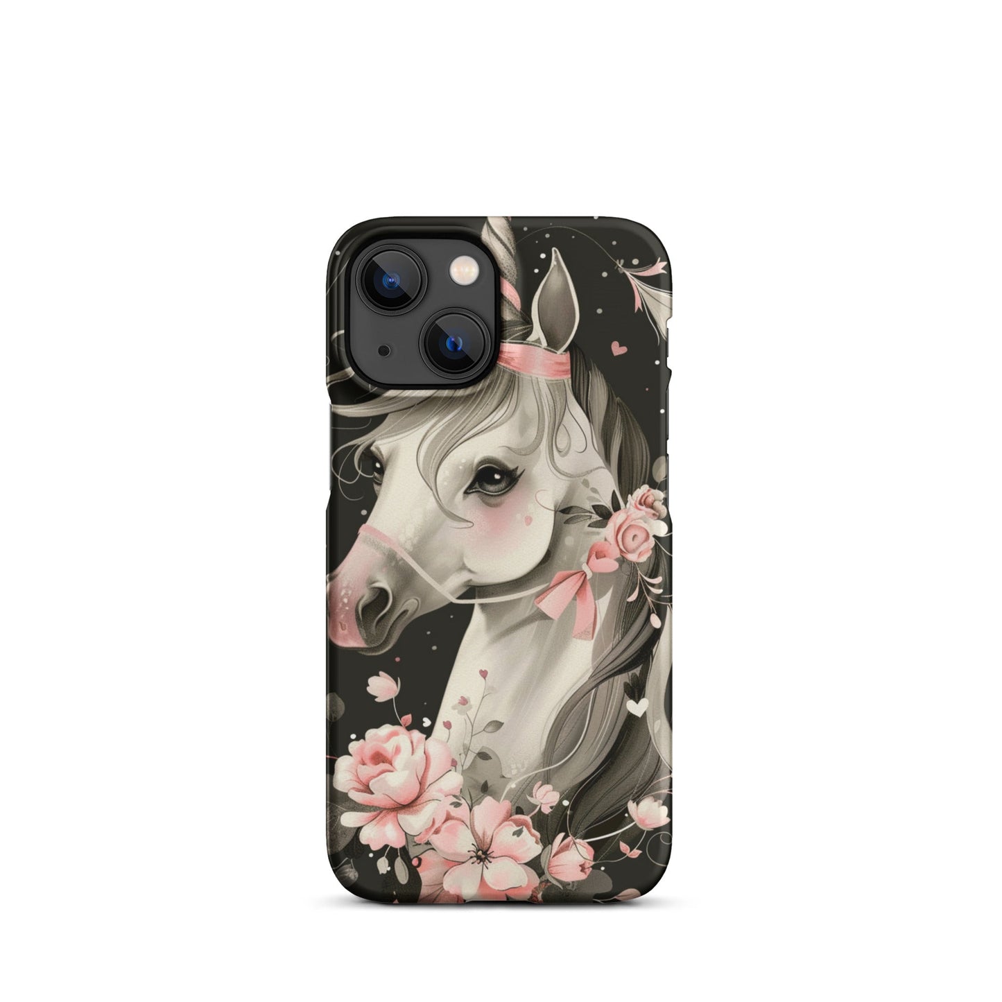 Cute horse Phone case for iPhone-15