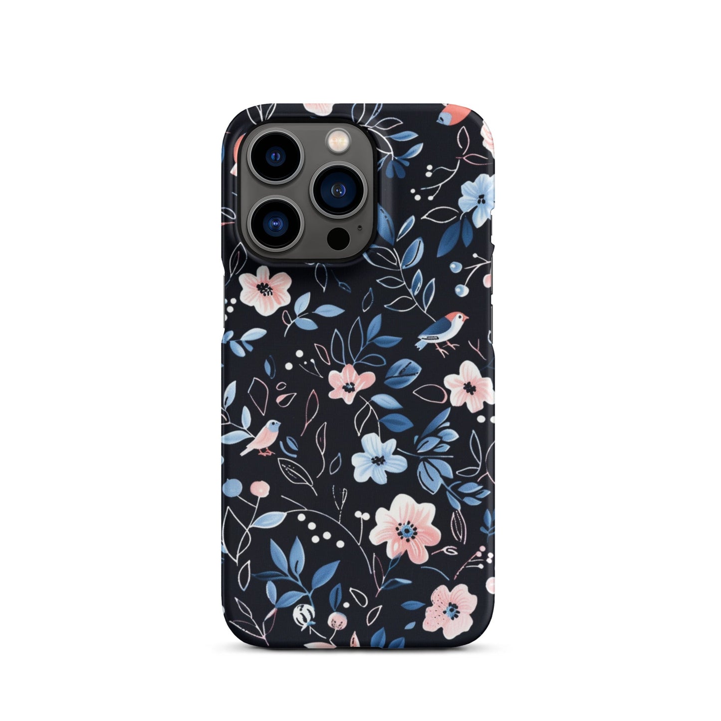 Blue Flowers Phone case for iPhone-19