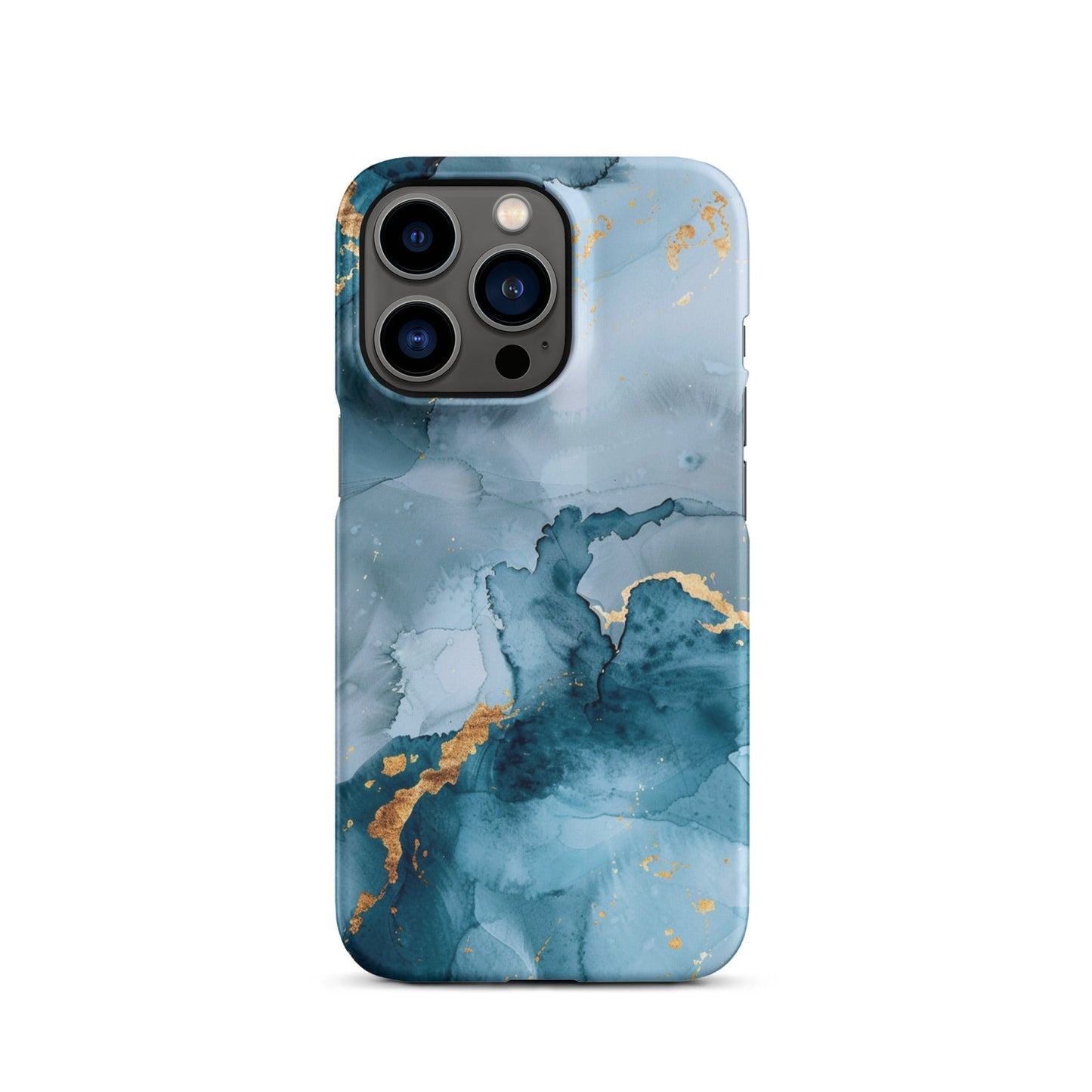 Blue Gold Phone case for iPhone-19