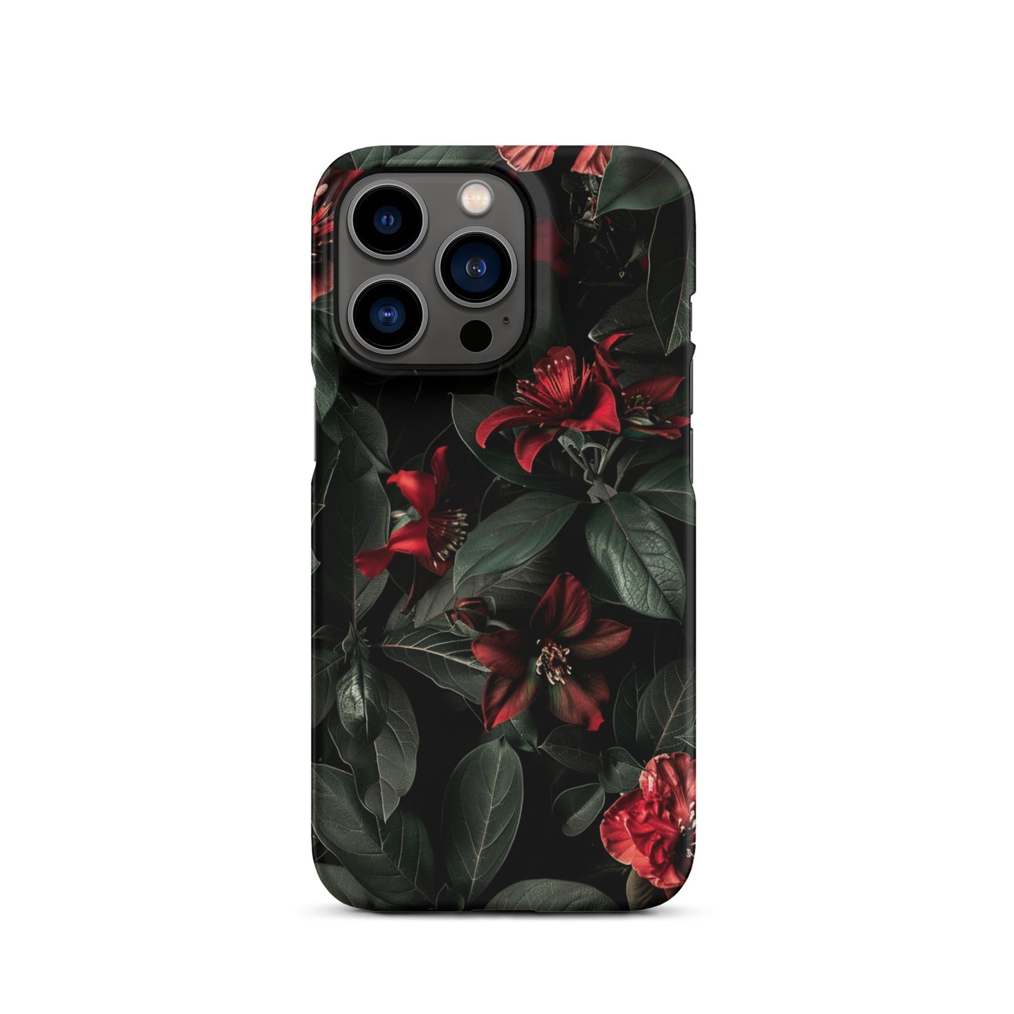 Floral Dark Phone case for iPhone-19