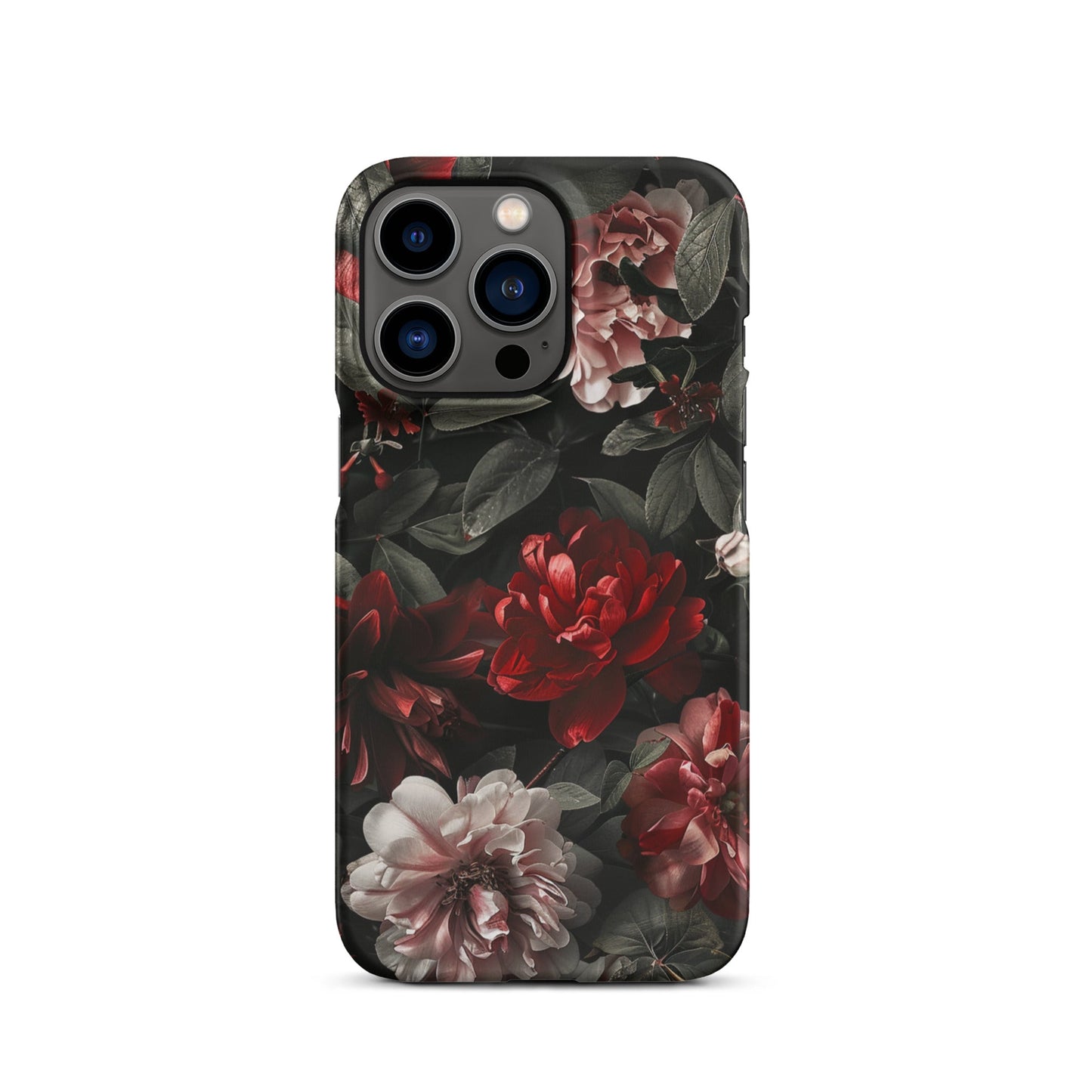 Pink Red Floral Phone case for iPhone-19