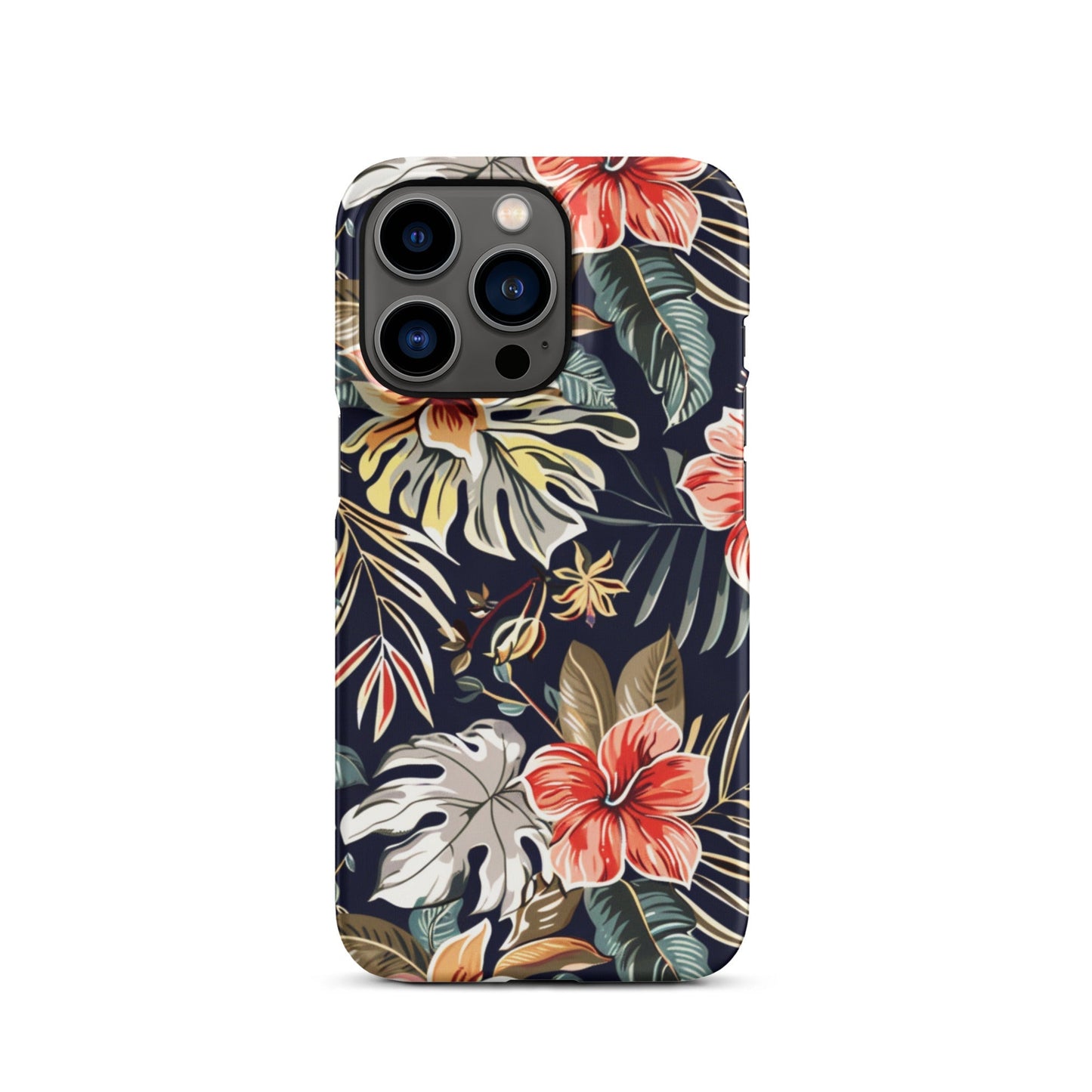 Tropical Floral Phone case for iPhone-19