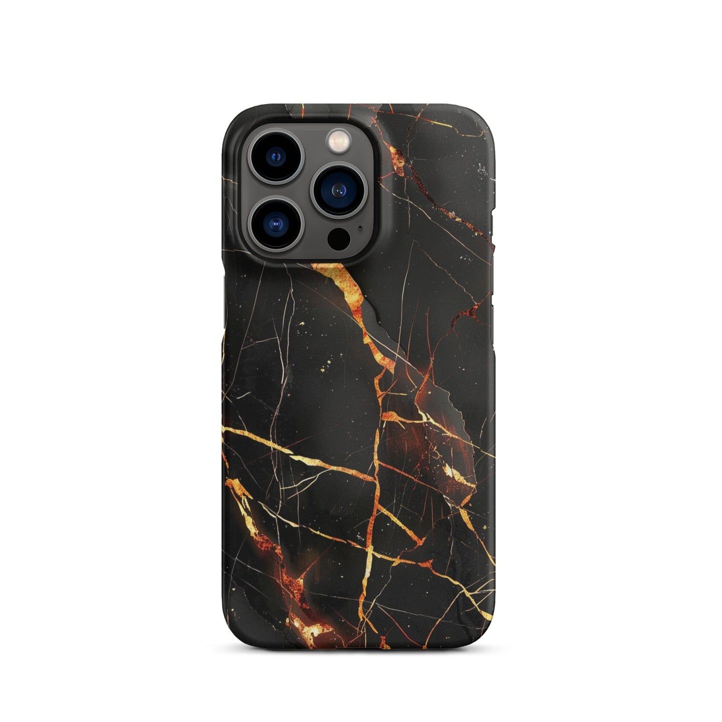 Black Marble Phone case for iPhone-19