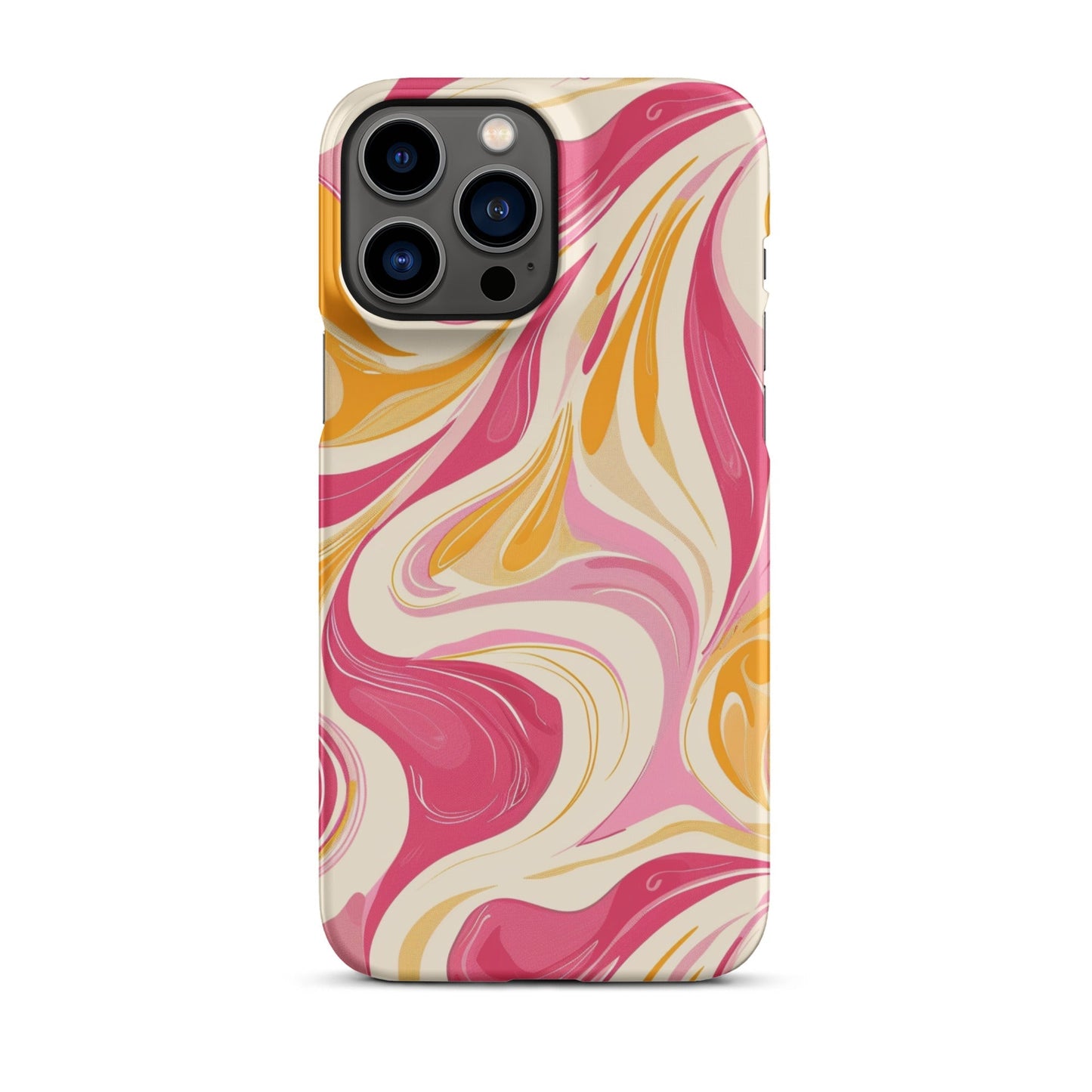 Yellow & Pink Phone Phone  case for iPhone-21