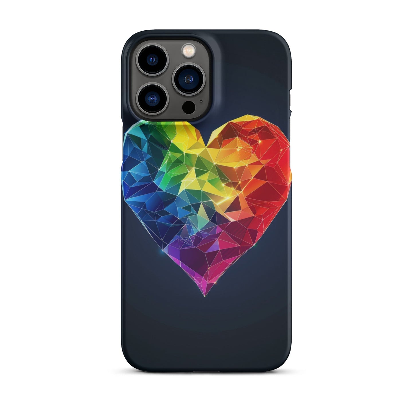 Ranbow Heart Phone case for iPhone-21