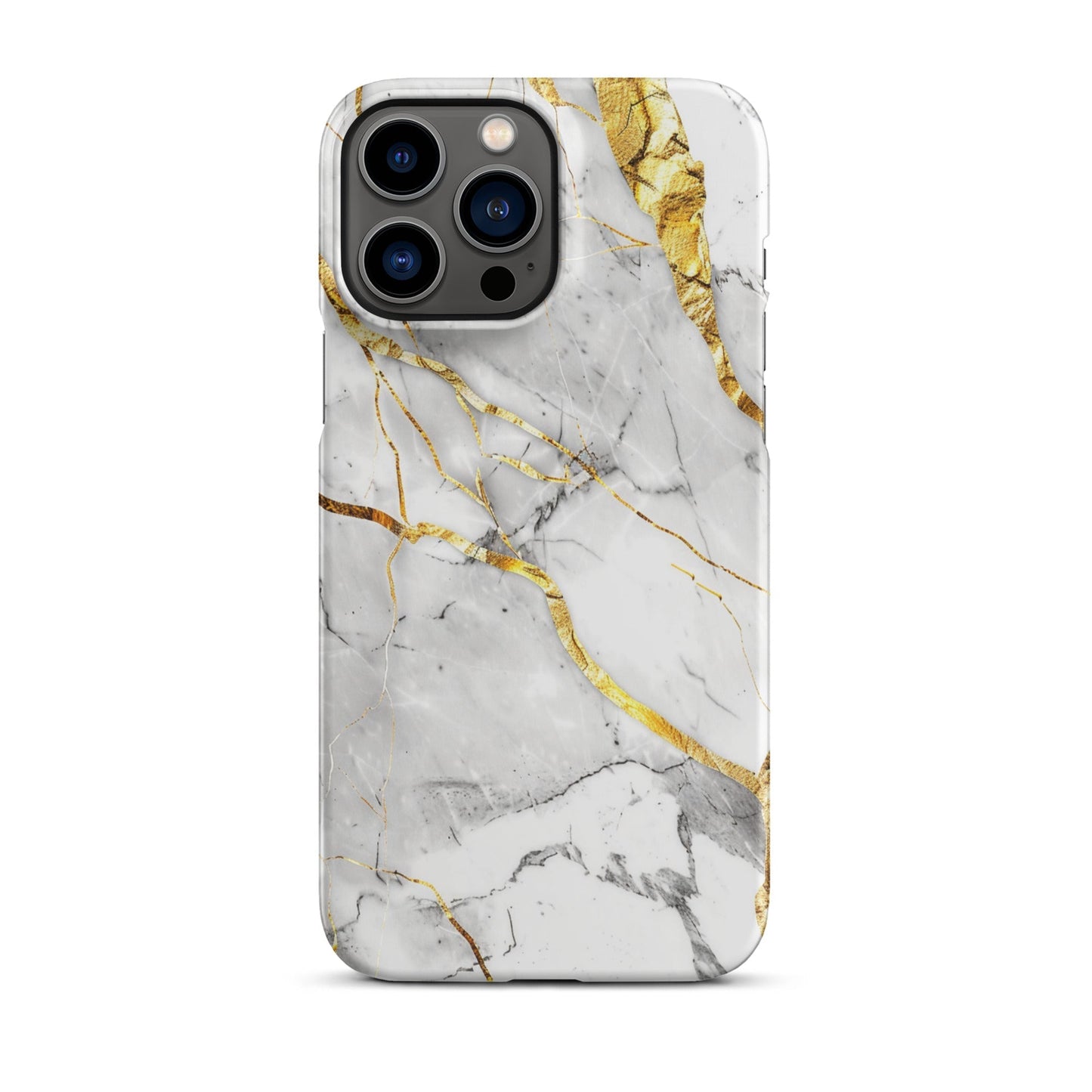 White Marble Phone case for iPhone-21