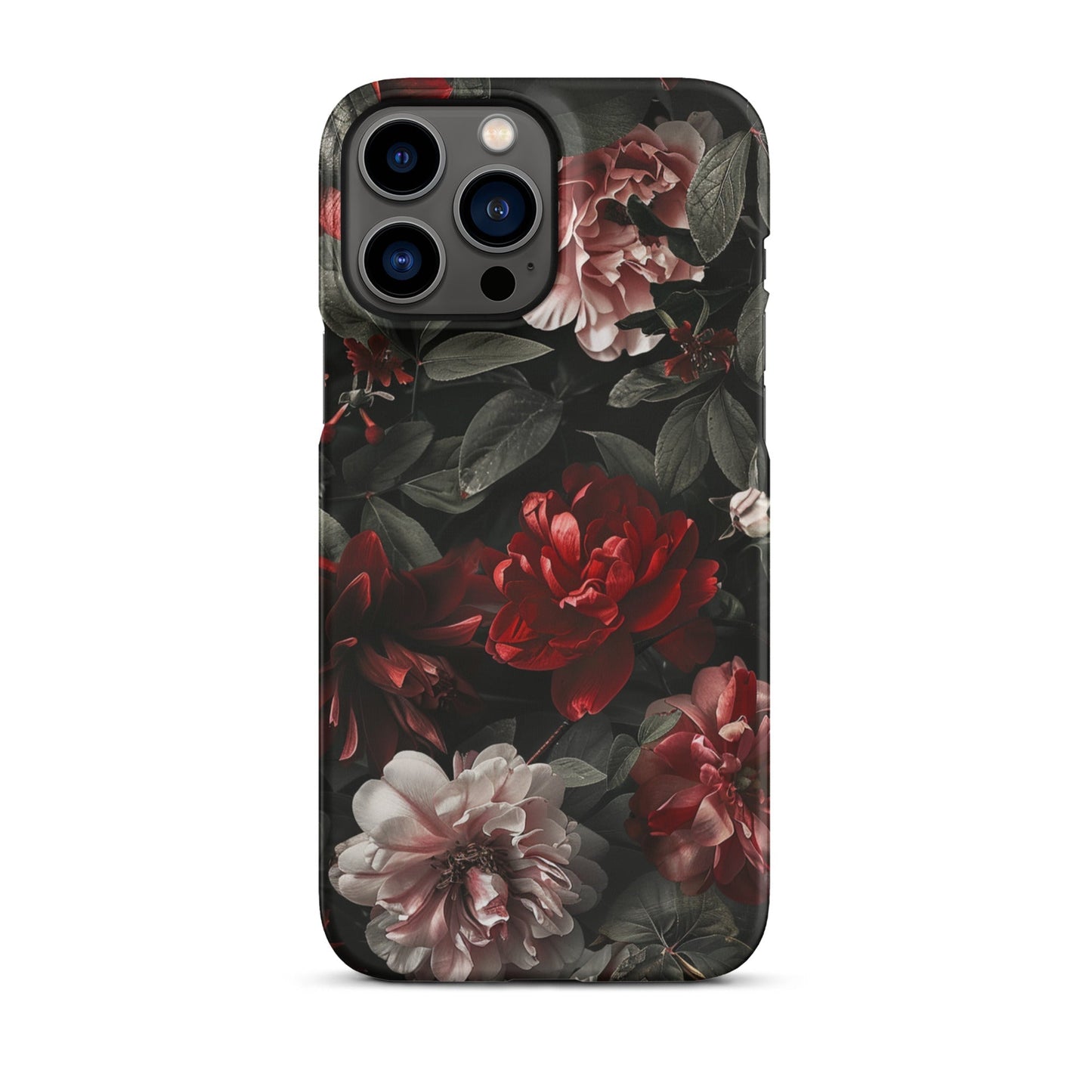 Pink Red Floral Phone case for iPhone-21