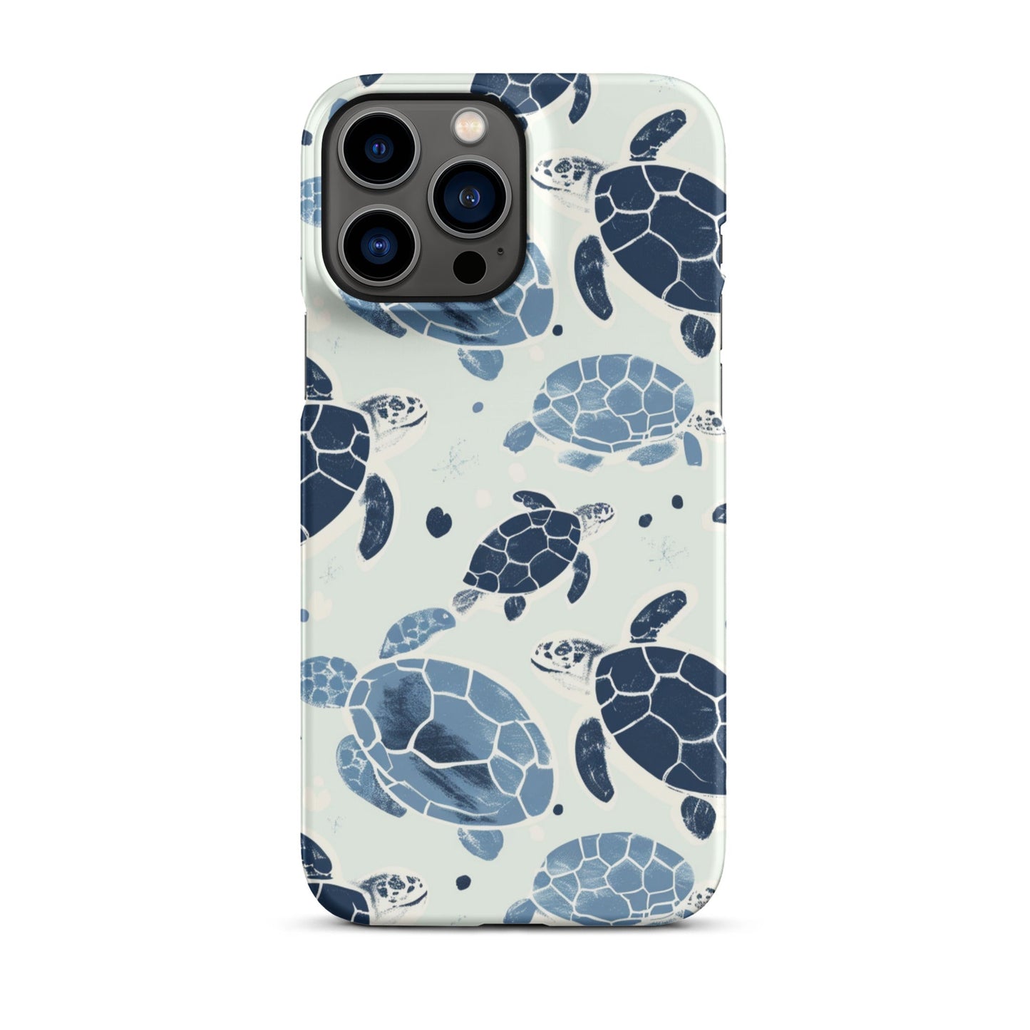 Blue Turtle Phone case for iPhone-21