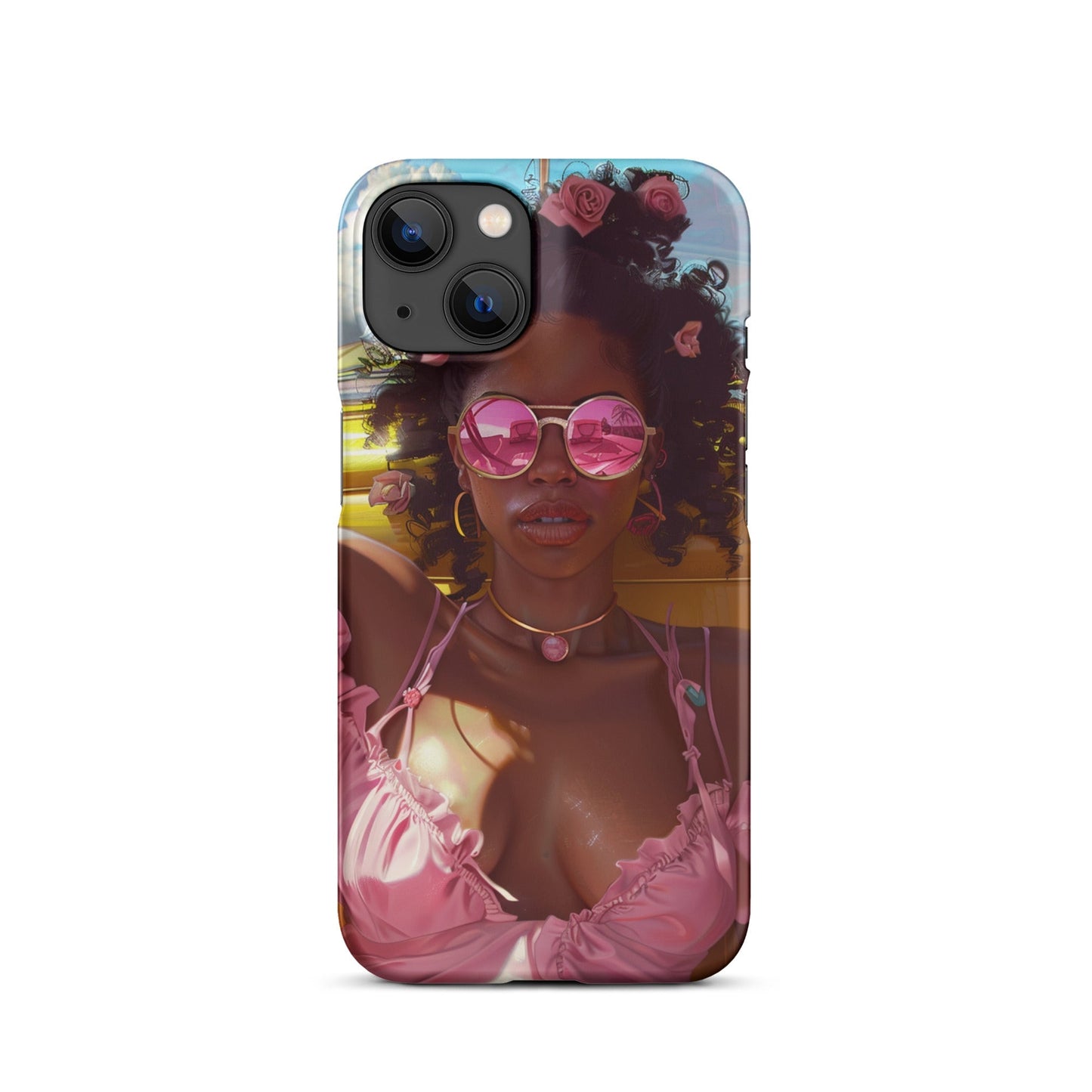 Black Girl Fashionista Phone case for iPhone-23