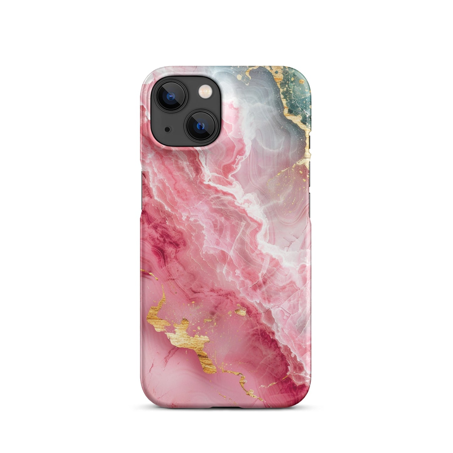 Pink Marble Phone case for iPhone-23