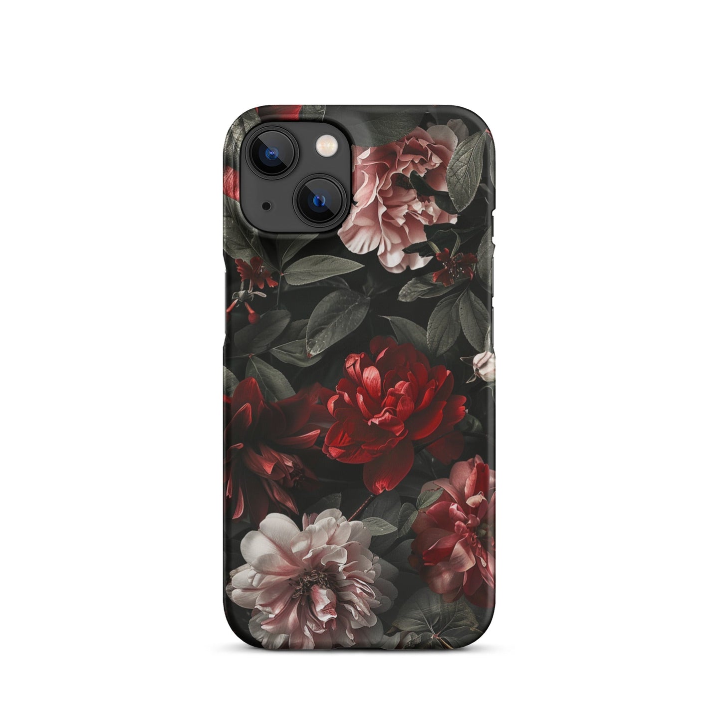 Pink Red Floral Phone case for iPhone-23