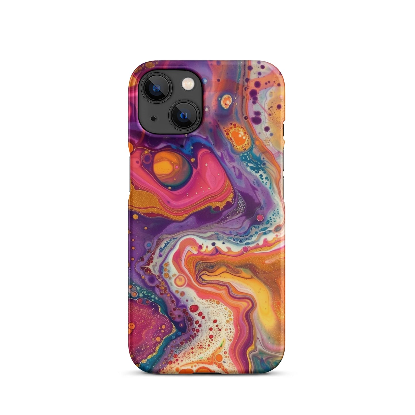 Rainbow Swirling Phone case for iPhone-23