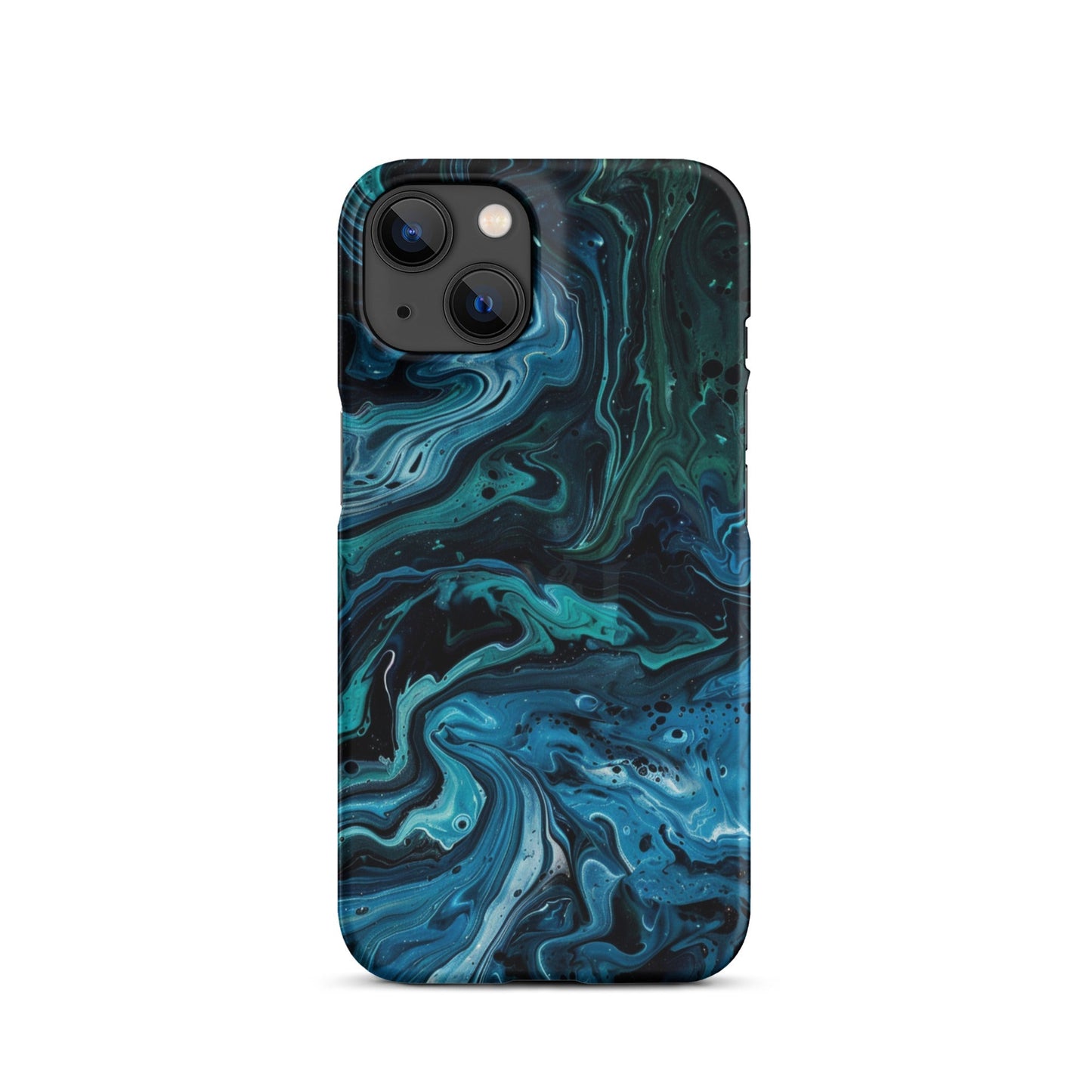 Abstract Blue Phone case for iPhone-23