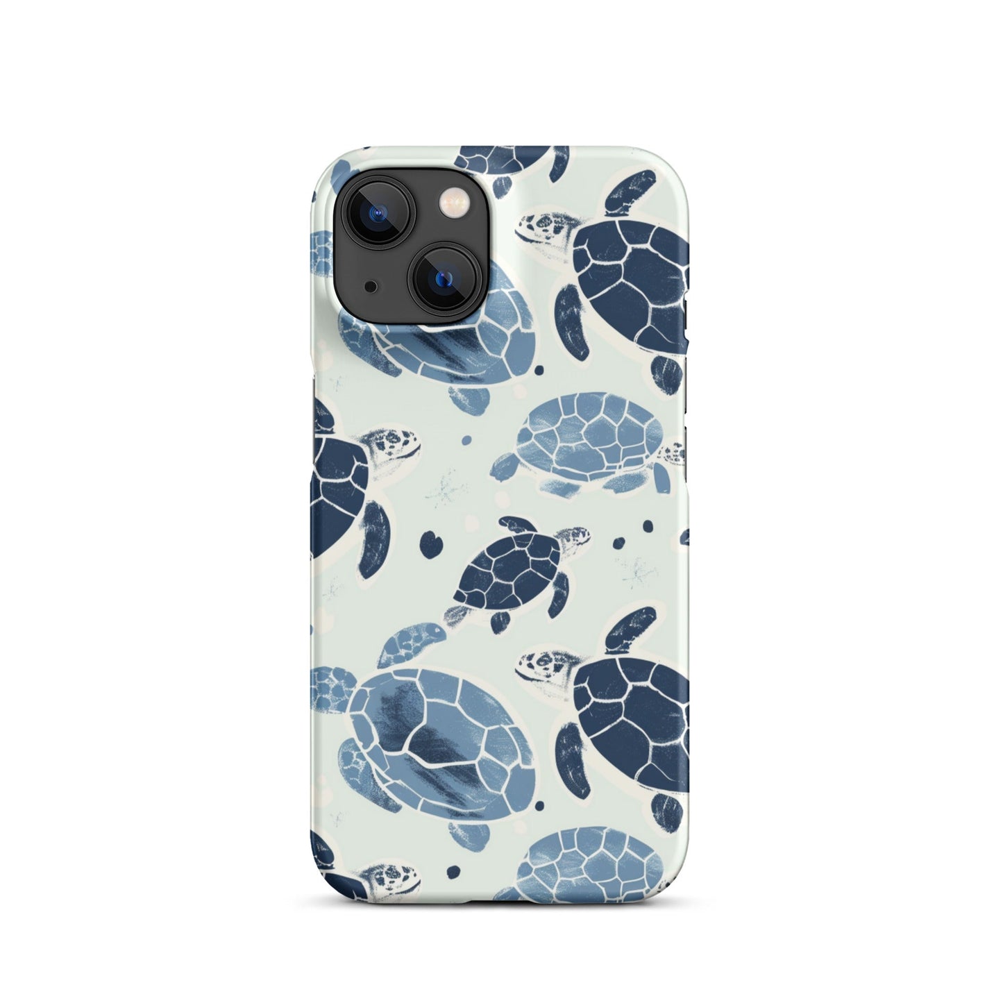 Blue Turtle Phone case for iPhone-23