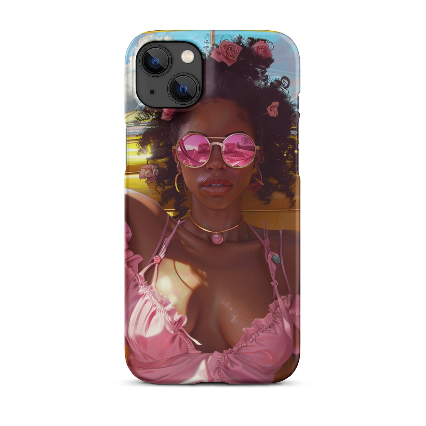 Black Girl Fashionista Phone case for iPhone-25