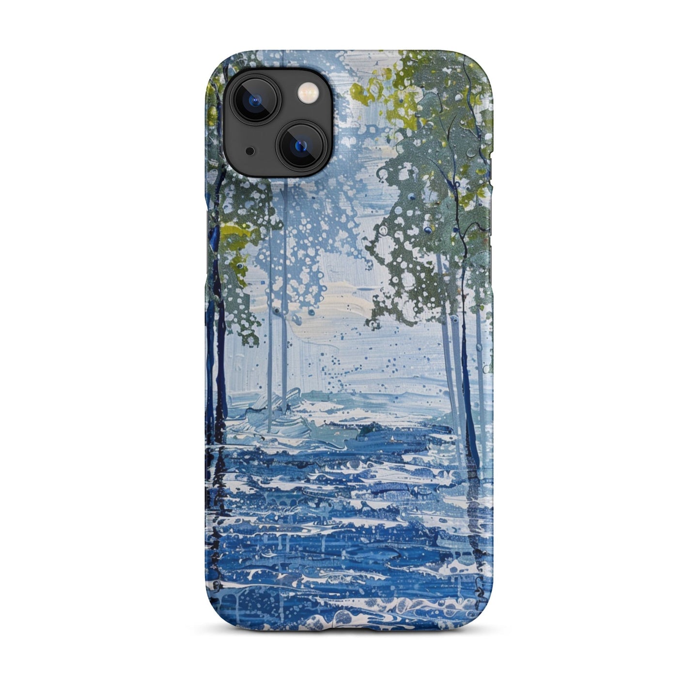 River Trees Phone case for iPhone-25