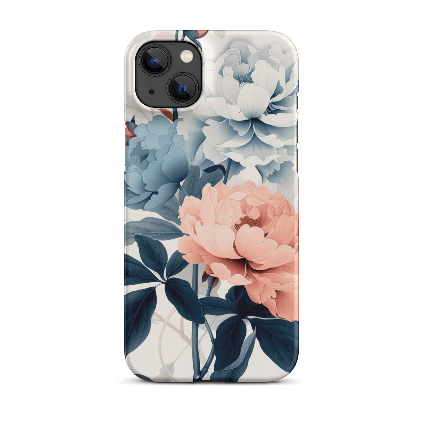 Tricolor Flowers Phone case for iPhone-25