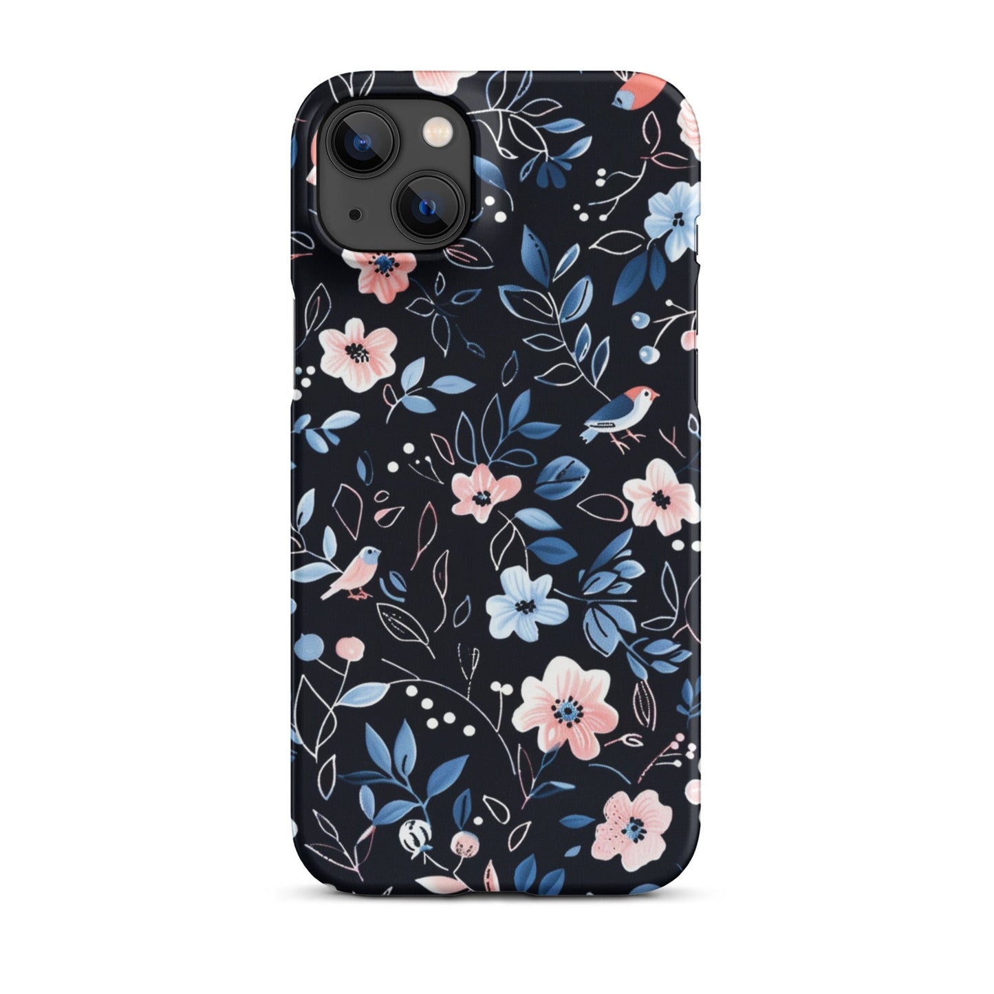 Blue Flowers Phone case for iPhone-25