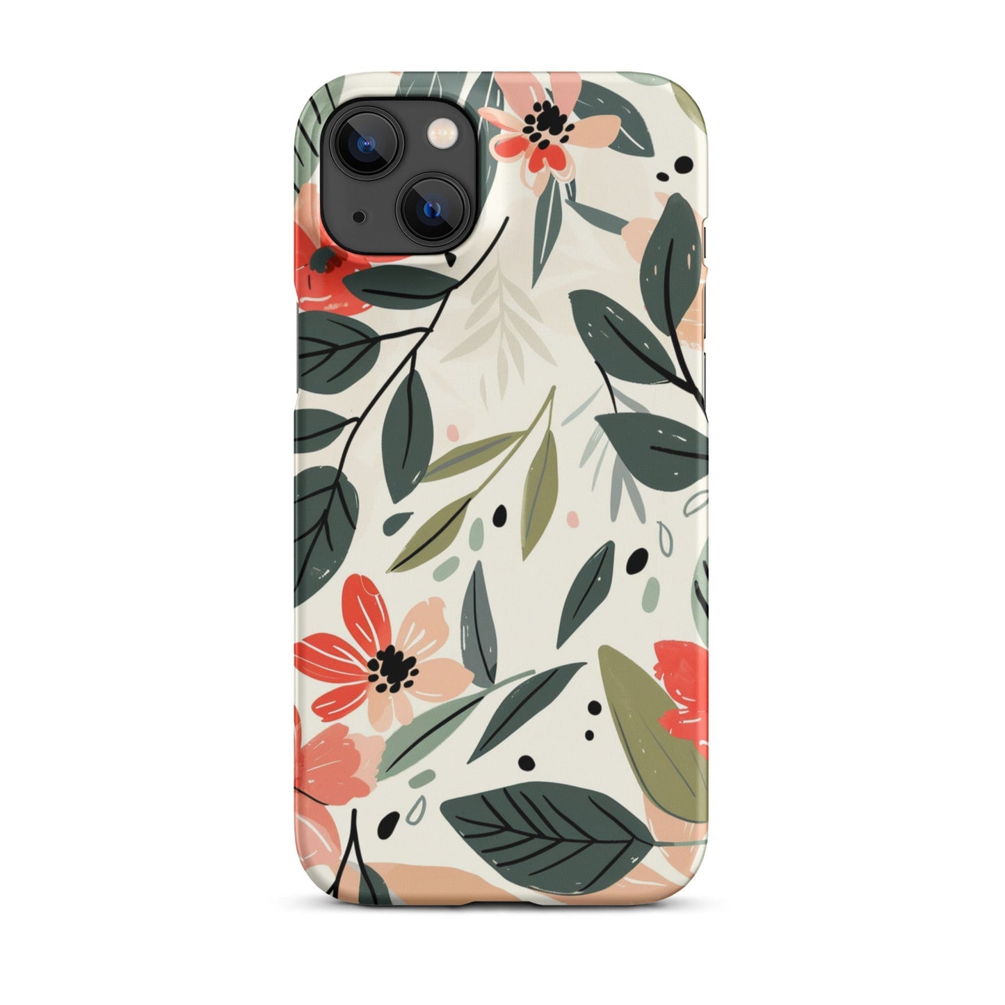 Flower leave Phone case for iPhone-25