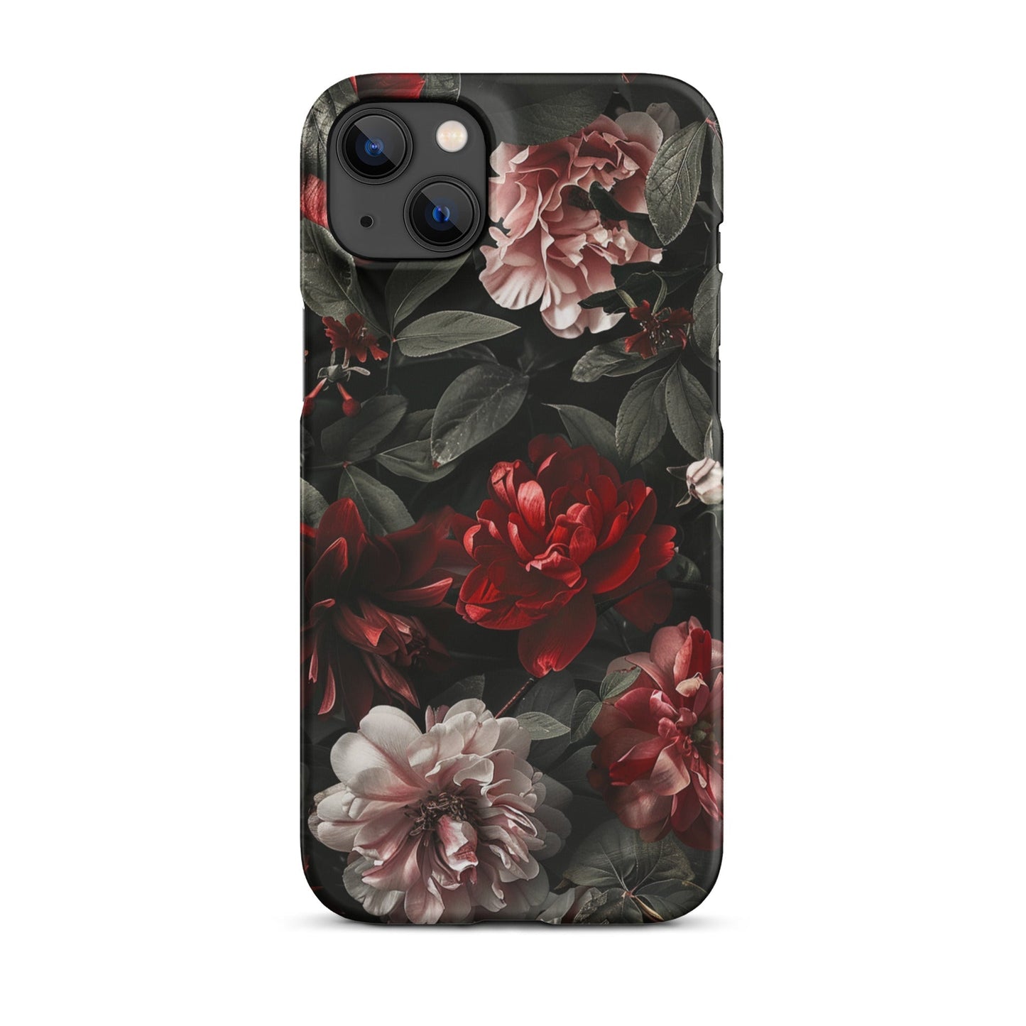 Pink Red Floral Phone case for iPhone-25