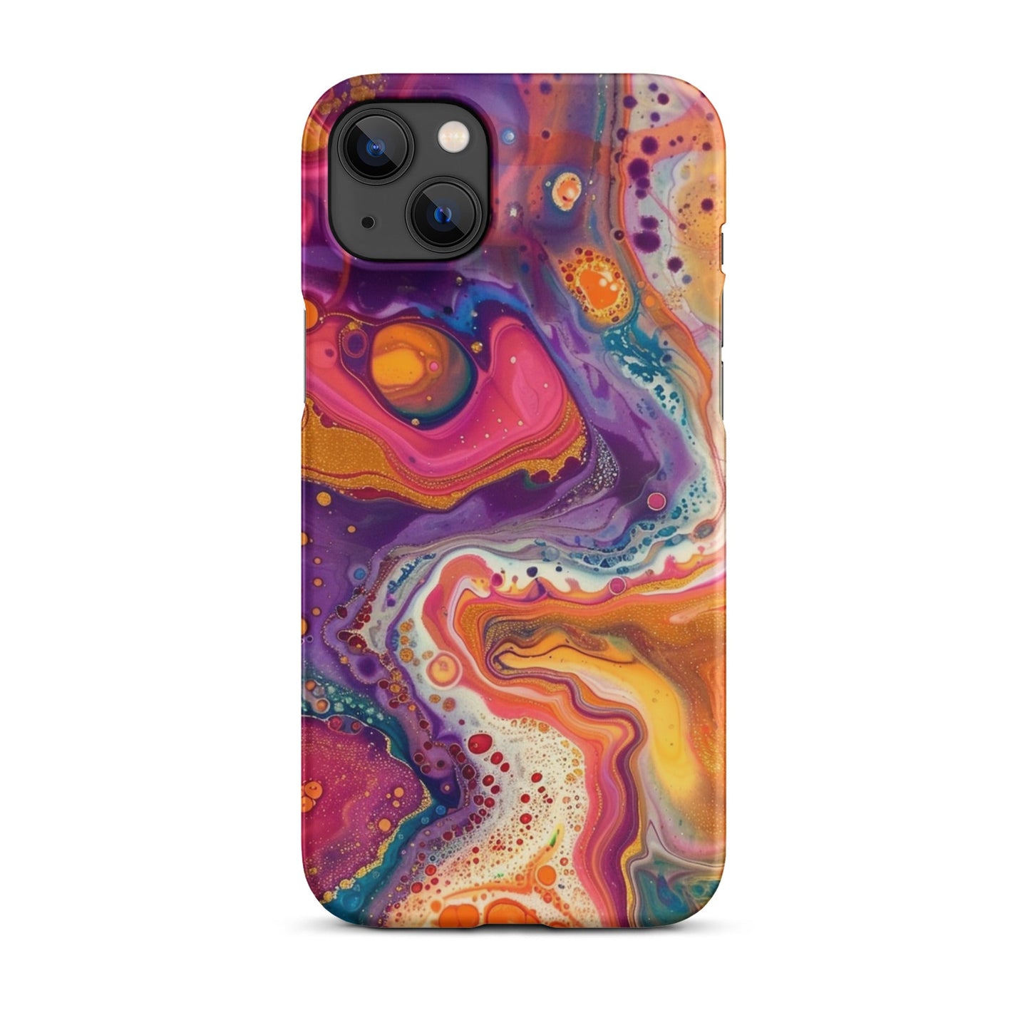 Rainbow Swirling Phone case for iPhone-25