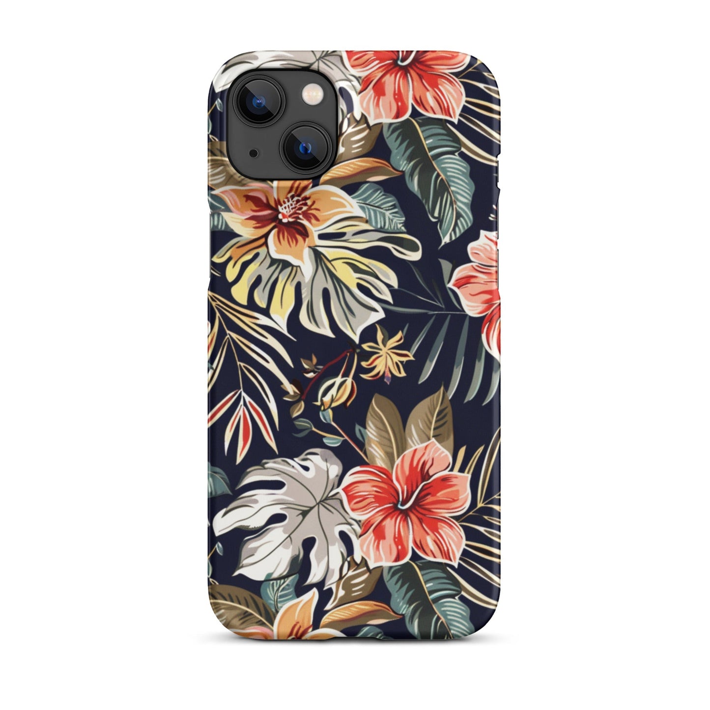 Tropical Floral Phone case for iPhone-25