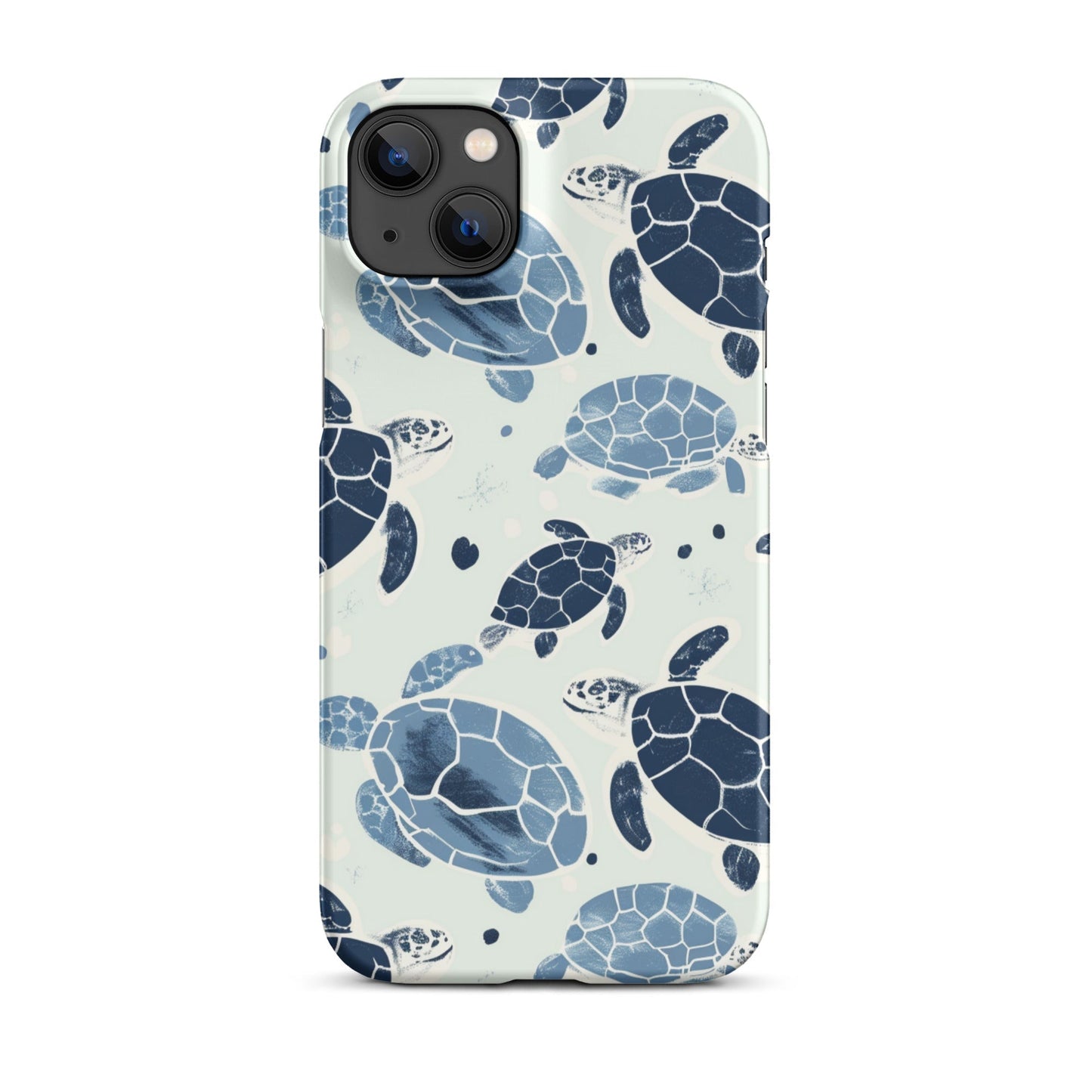 Blue Turtle Phone case for iPhone-25