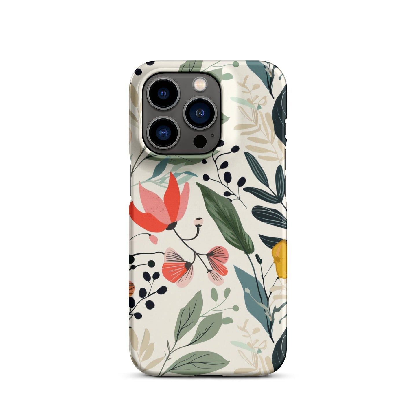 Botanical leaves Phone case for iPhone-27