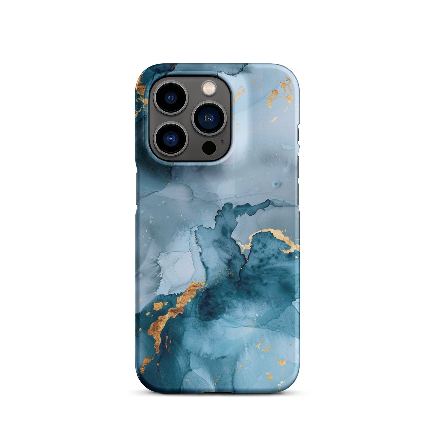 Blue Gold Phone case for iPhone-27