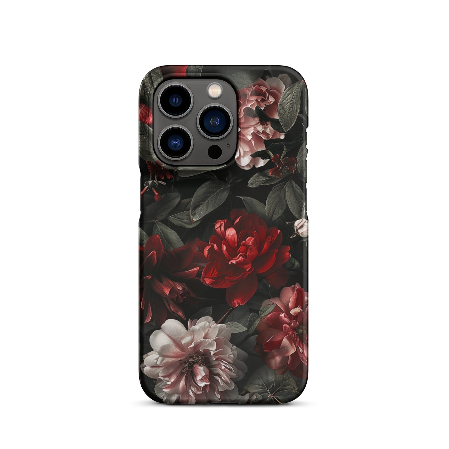 Pink Red Floral Phone case for iPhone-27