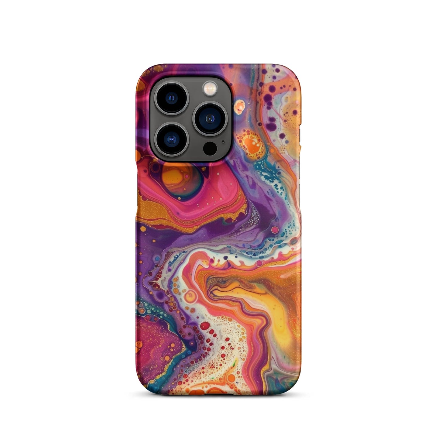 Rainbow Swirling Phone case for iPhone-27