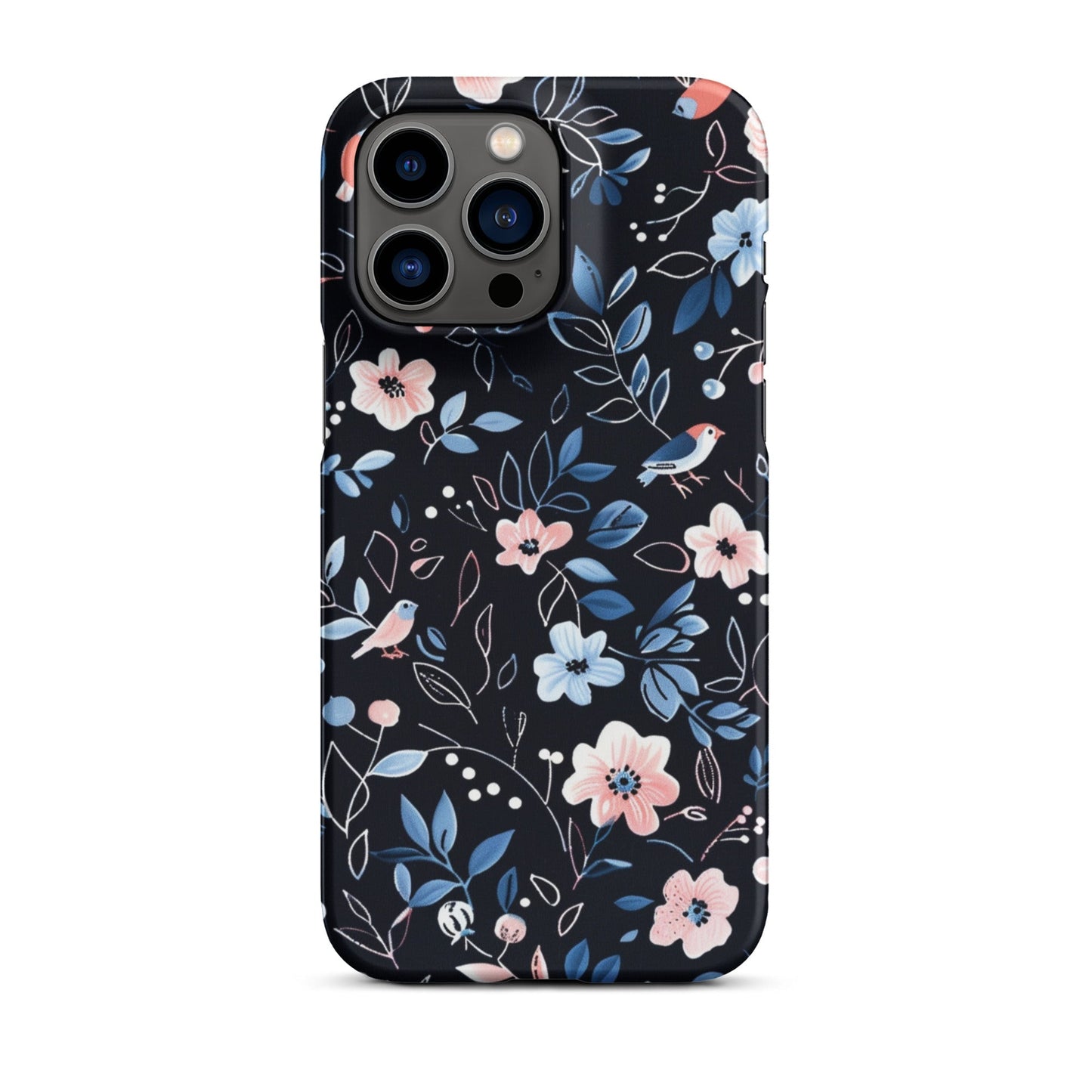 Blue Flowers Phone case for iPhone-29