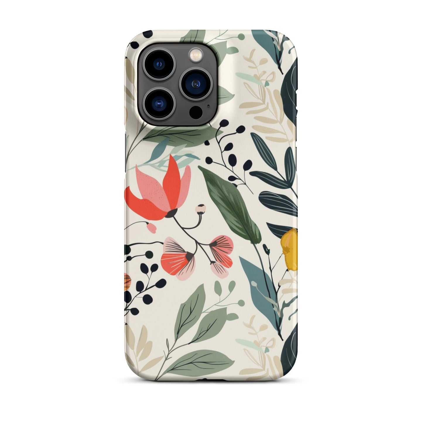 Botanical leaves Phone case for iPhone-29