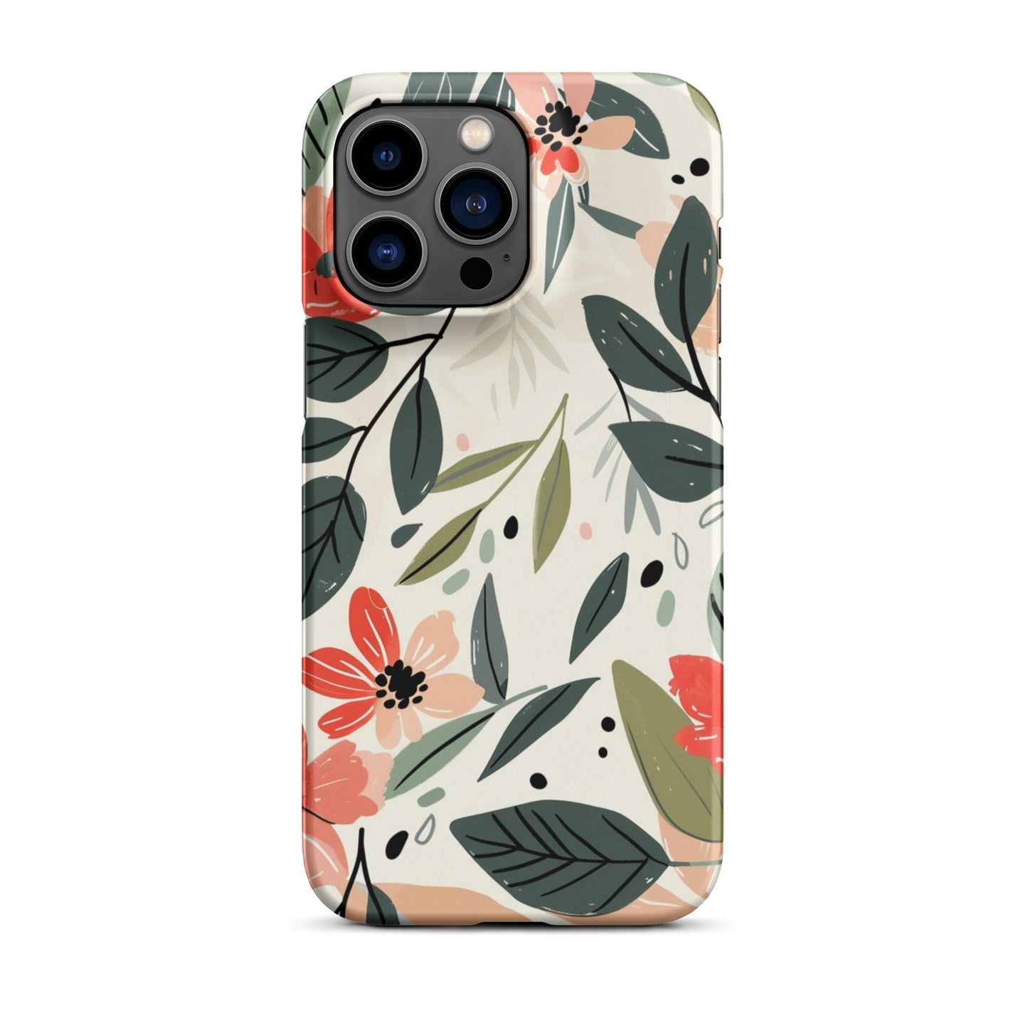 Flower leave Phone case for iPhone-29