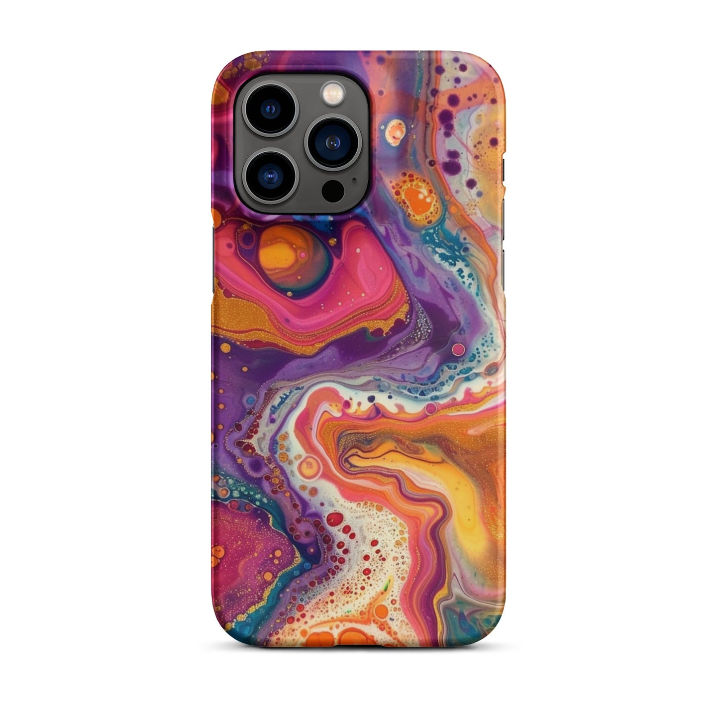 Rainbow Swirling Phone case for iPhone-29