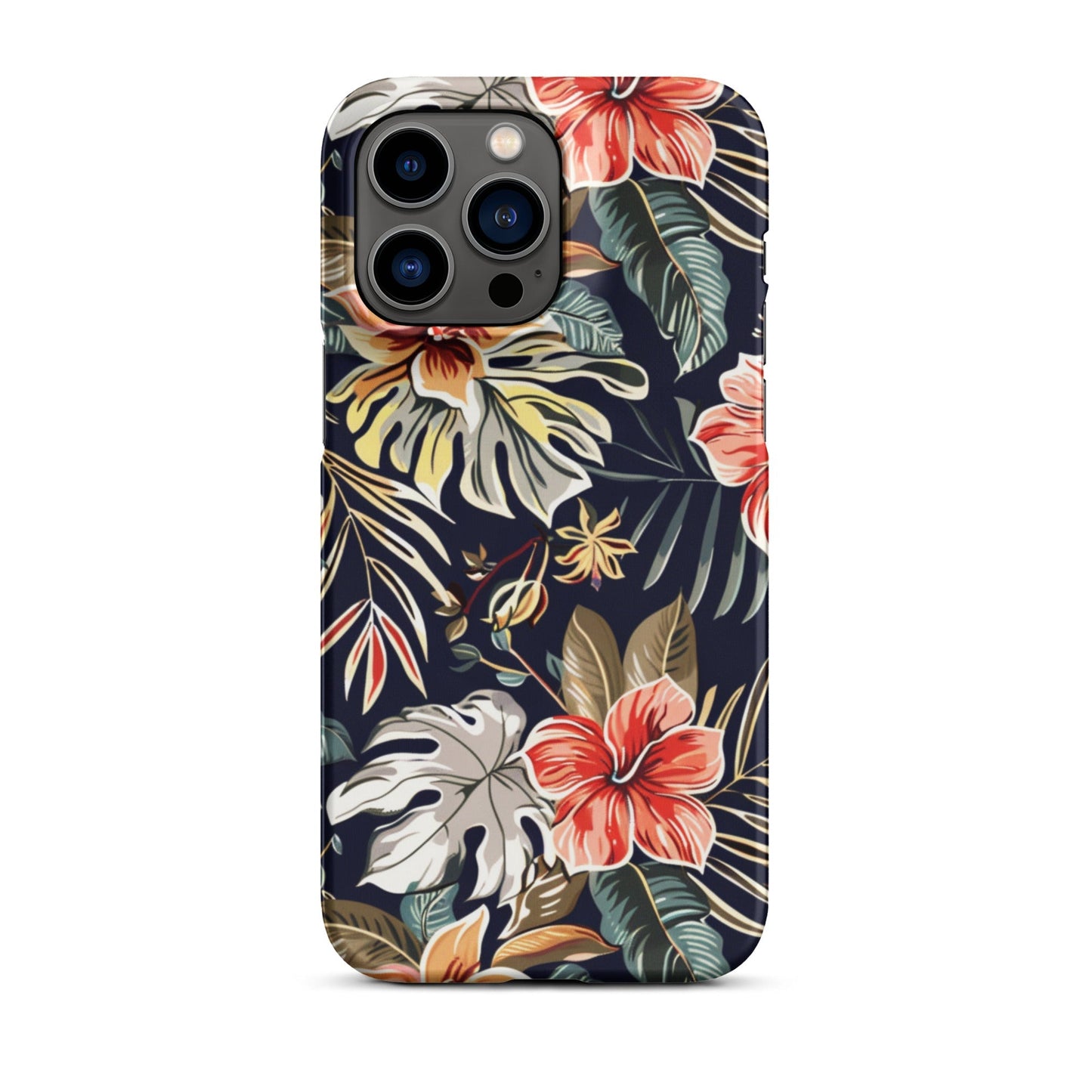 Tropical Floral Phone case for iPhone-29