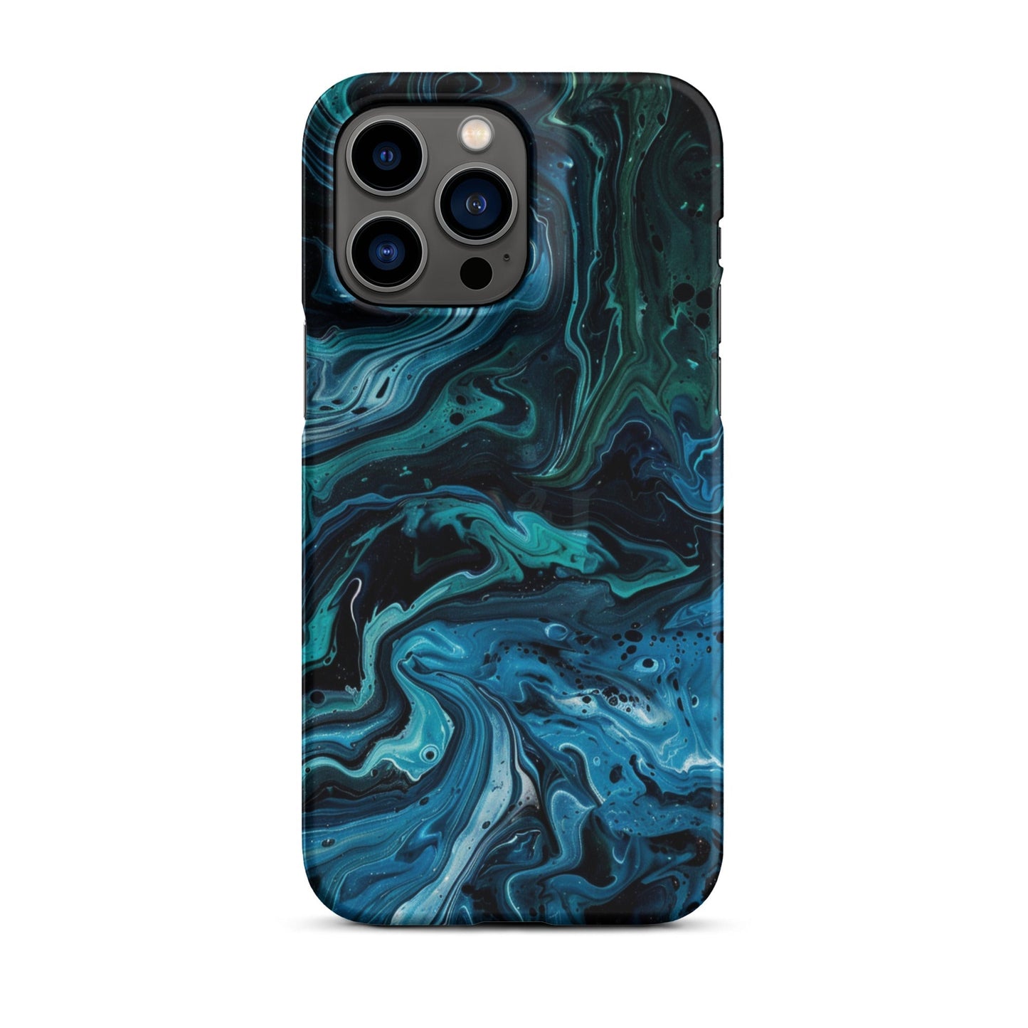 Abstract Blue Phone case for iPhone-29