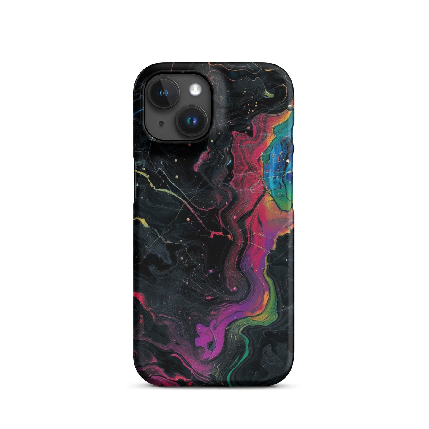 Black rainbow Phone case for iPhone-31