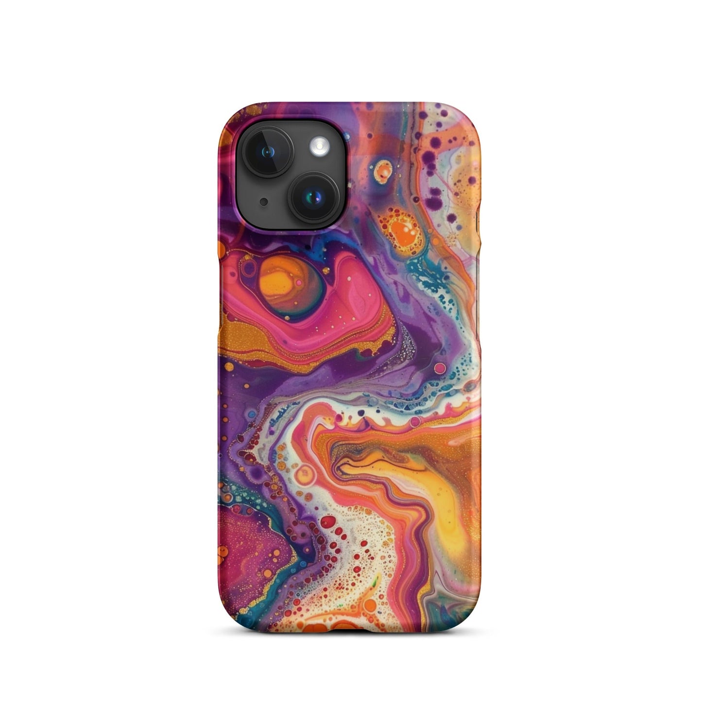 Rainbow Swirling Phone case for iPhone-31