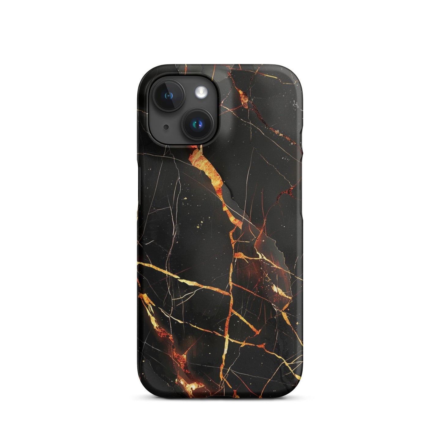 Black Marble Phone case for iPhone-31