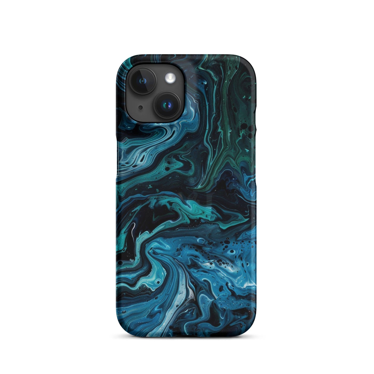 Abstract Blue Phone case for iPhone-31