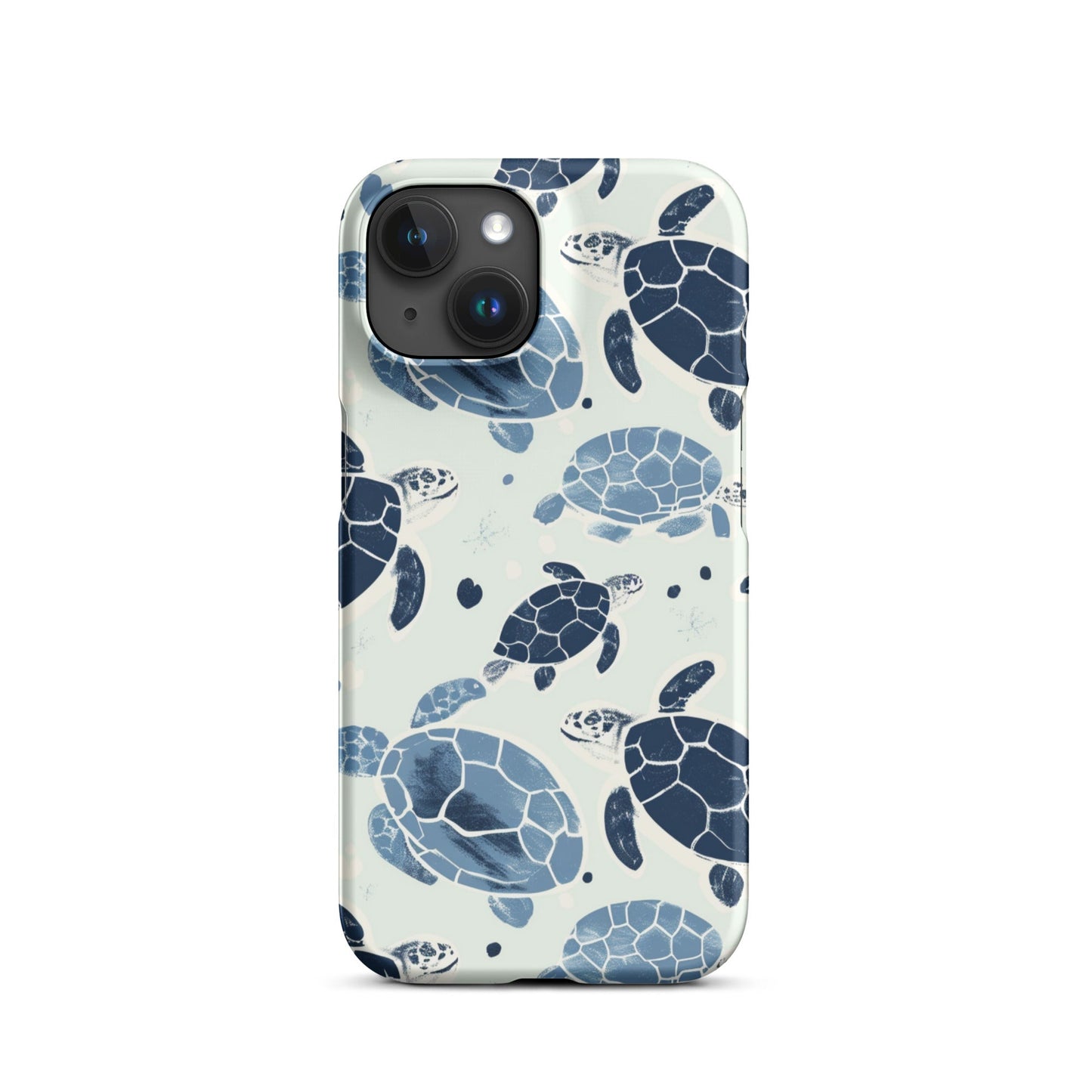 Blue Turtle Phone case for iPhone-31