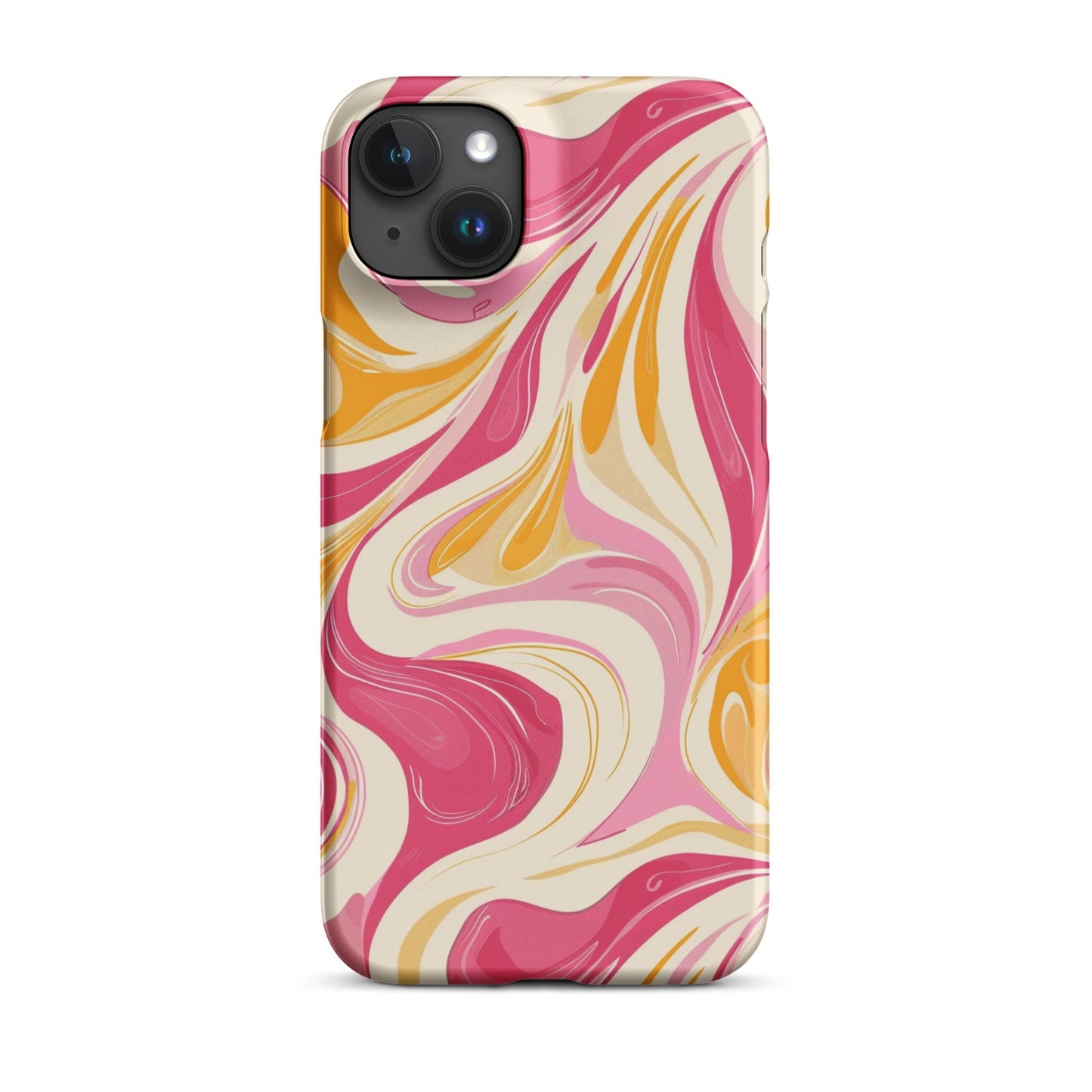 Yellow & Pink Phone Phone  case for iPhone-33